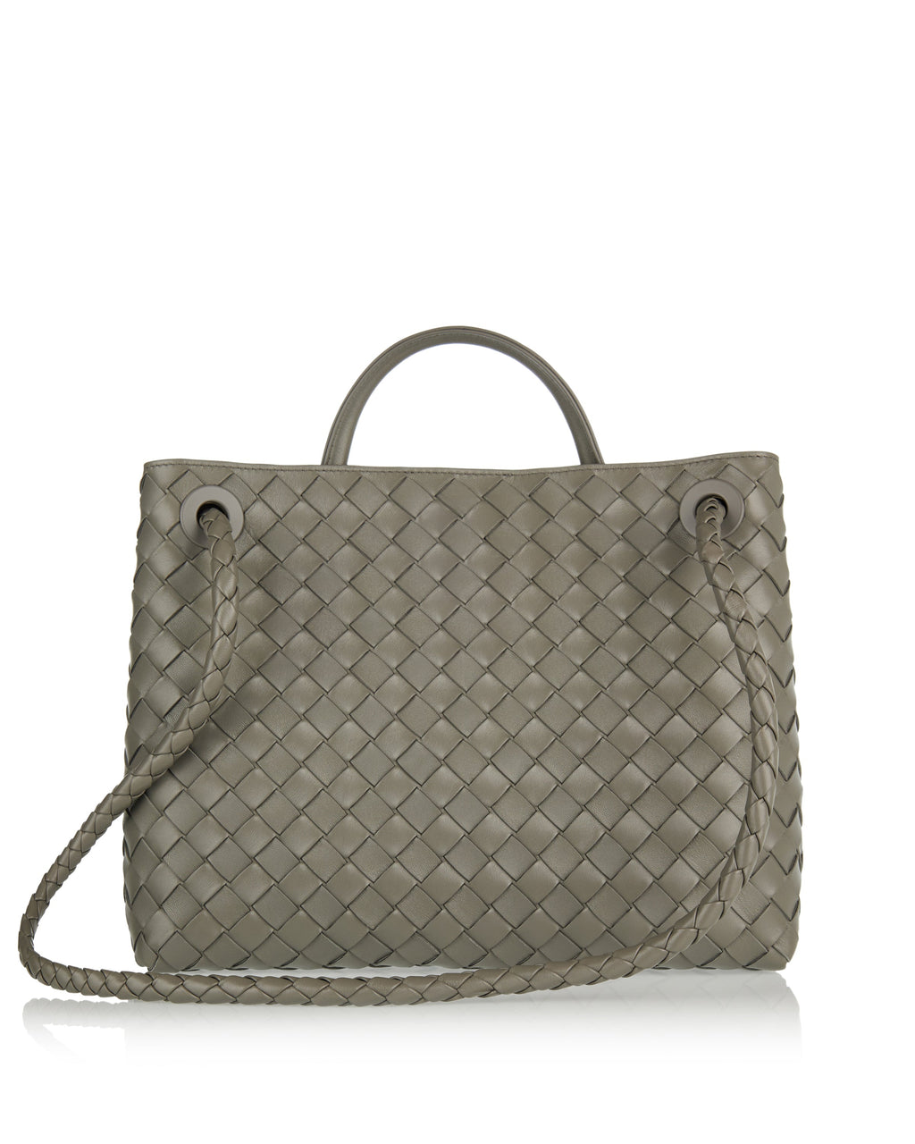 Andiamo Medium Leather Top Handle Bag Bottega veneta оригінал – Купити в Україні – детальний вид