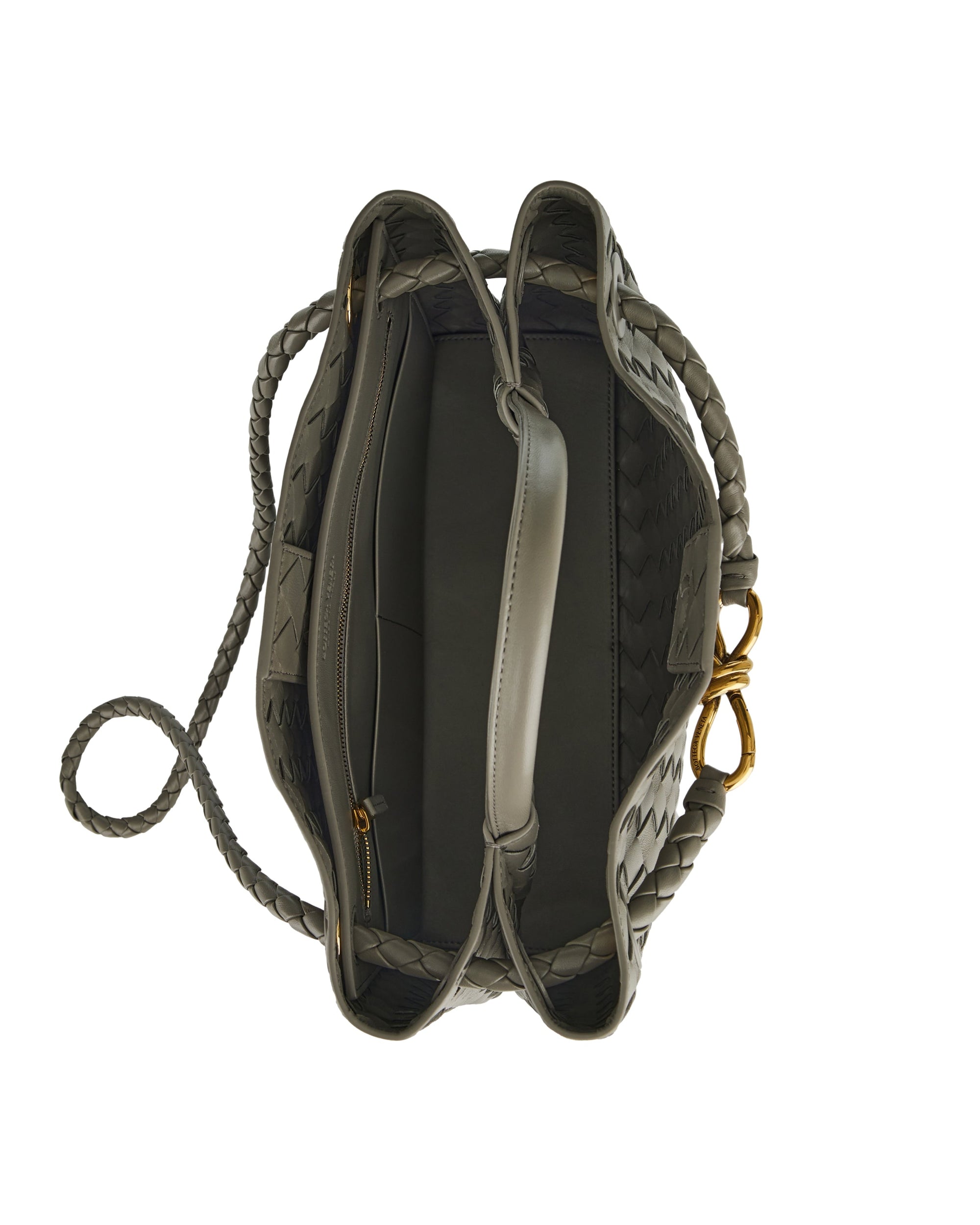 Andiamo Medium Leather Top Handle Bag Bottega veneta оригінал – Купити в Україні – збільшений вид