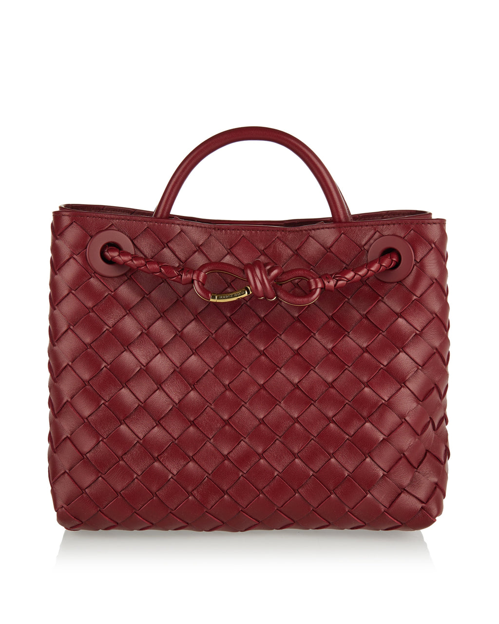 Andiamo Small Leather Bag Bottega veneta – Гарантія оригінальності – боковий вид