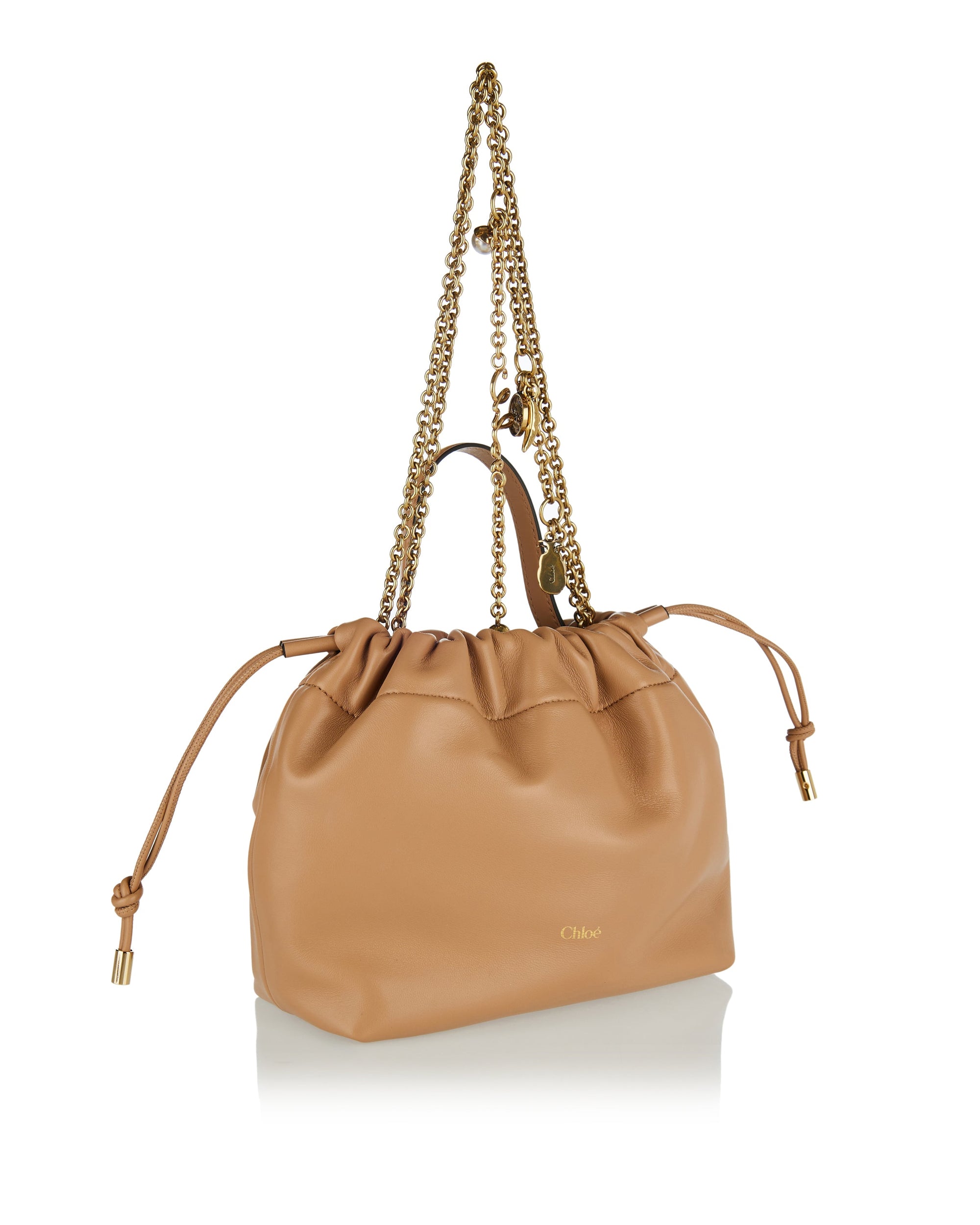 Icons Soft Leather Shoulder Bag Chloe – Гарантія оригінальності – вид ззаду