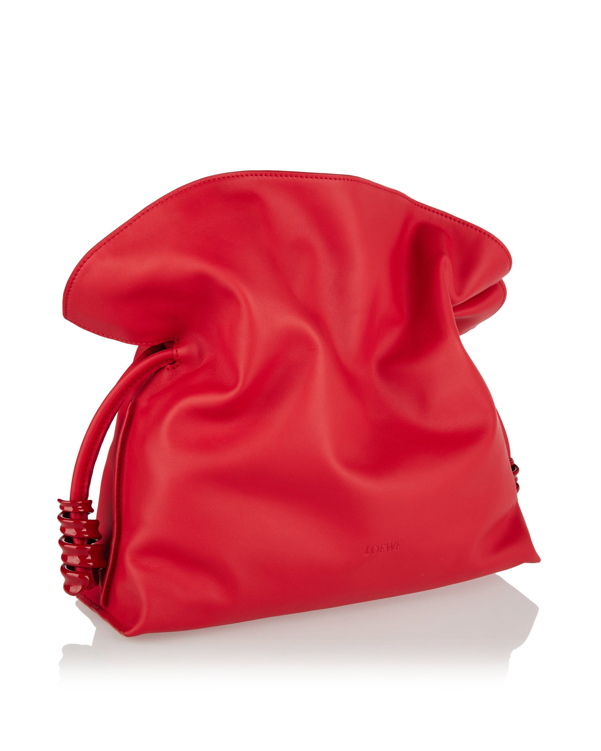 Coil Flamenco Medium Leather Clutch Loewe оригінал – Купити в Україні – вид ззаду