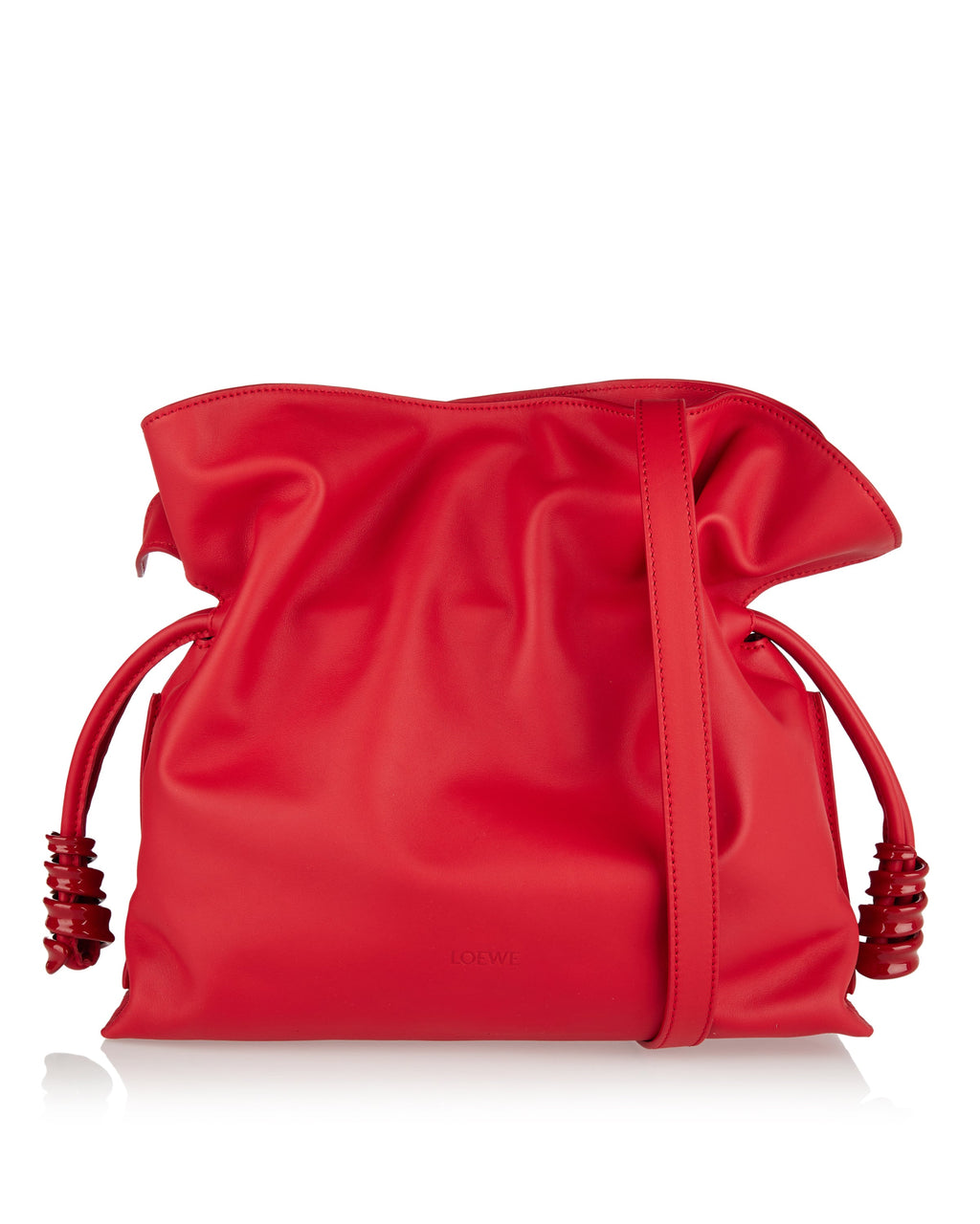 Coil Flamenco Medium Leather Clutch Loewe оригінал – Купити в Україні – боковий вид