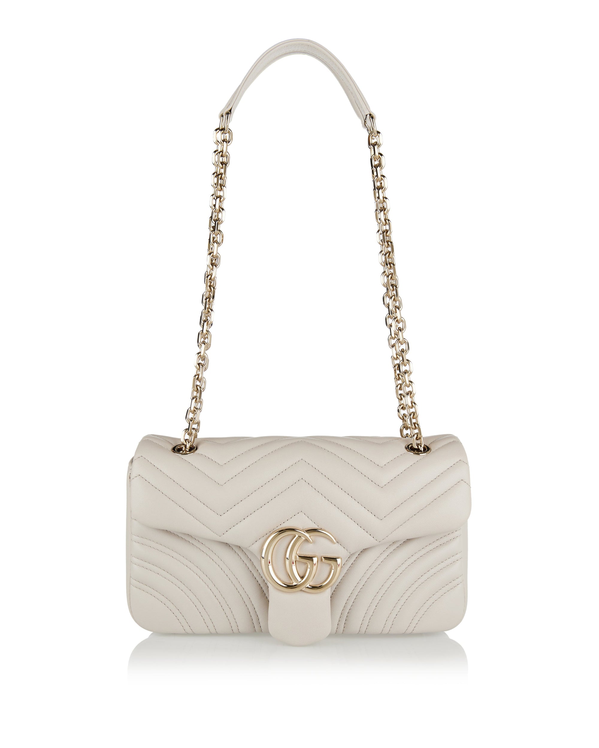 Оригінальна Gg Marmont Medium Shoulder Bag Gucci – боковий вид