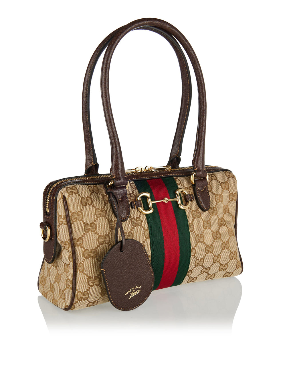 Borsetto Gg Canvas Medium Duffel Bag Gucci – Гарантія оригінальності – вид ззаду