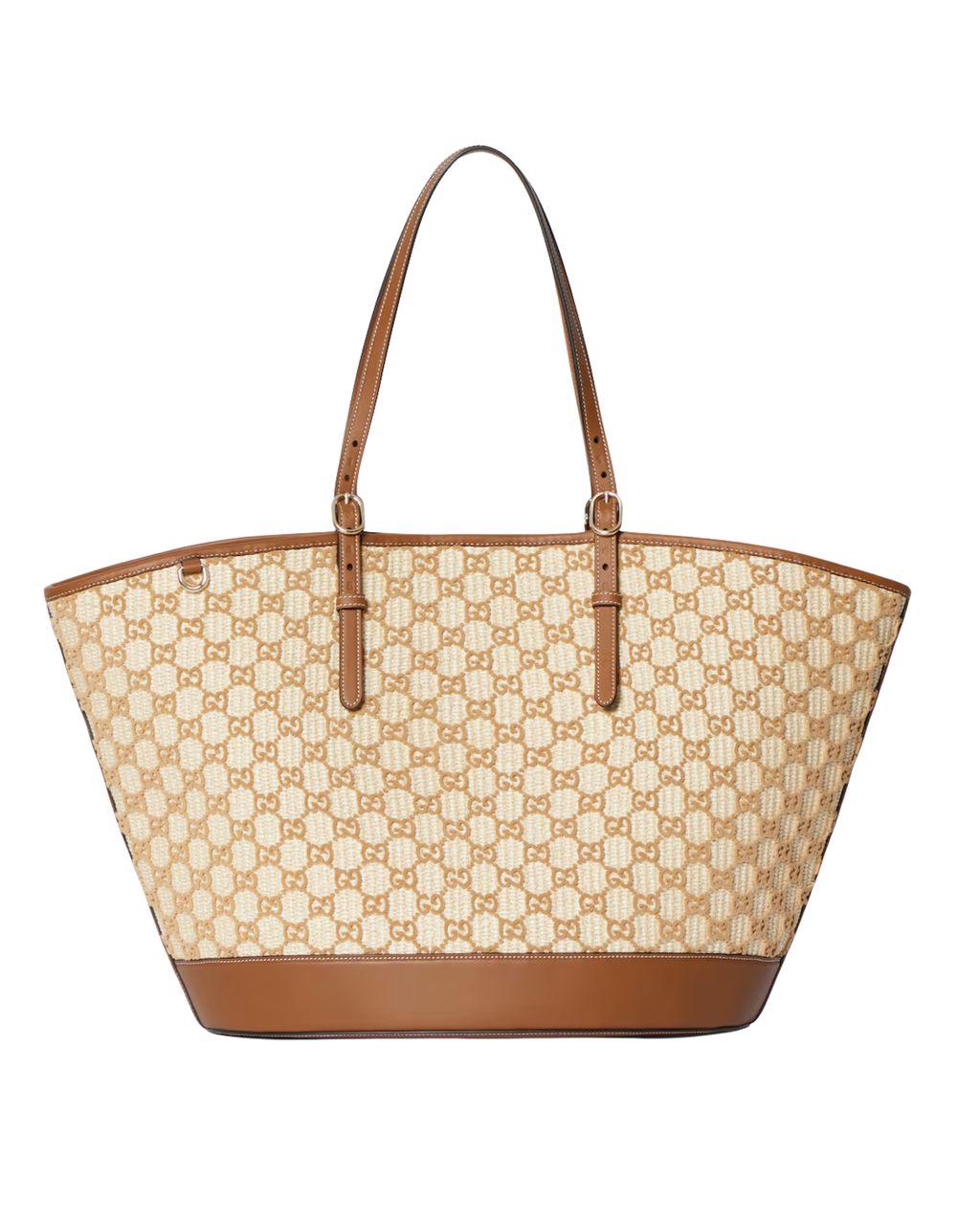Woven Large Tote Bag Gucci – Гарантія оригінальності – боковий вид