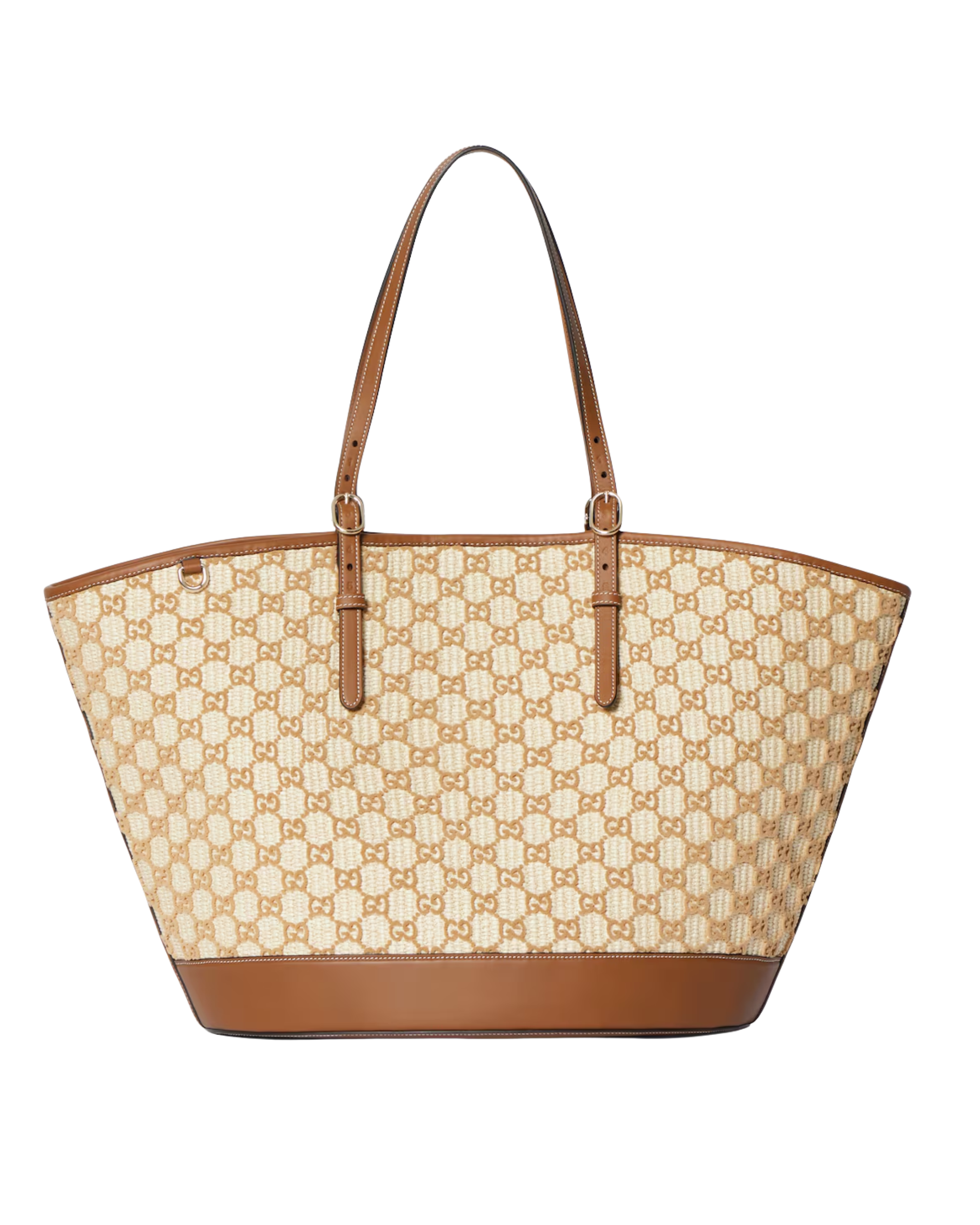 Woven Large Tote Bag Gucci – Гарантія оригінальності – боковий вид