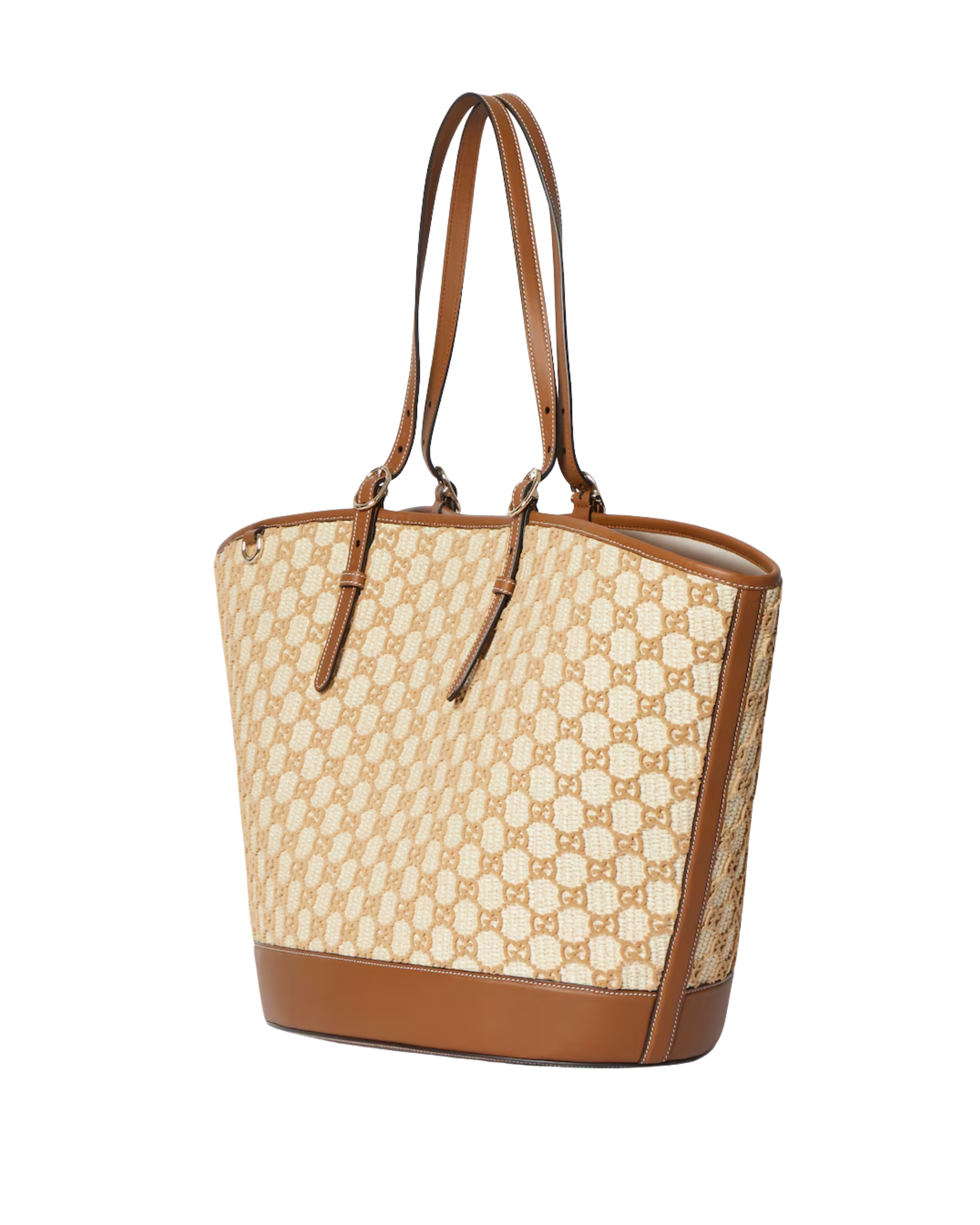 Woven Large Tote Bag Gucci – Гарантія оригінальності – вид ззаду