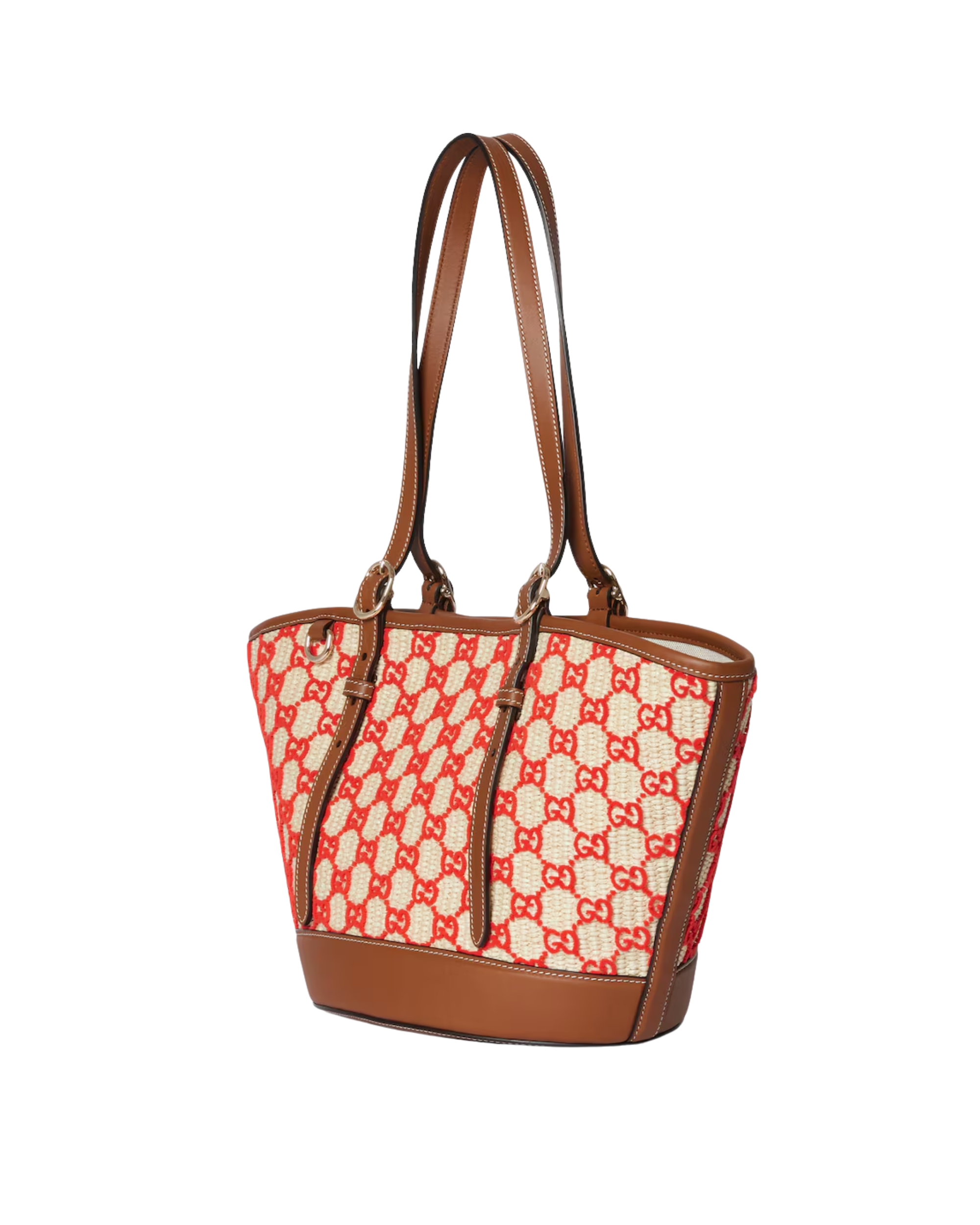 Woven Small Tote Bag Gucci – Гарантія оригінальності – вид ззаду