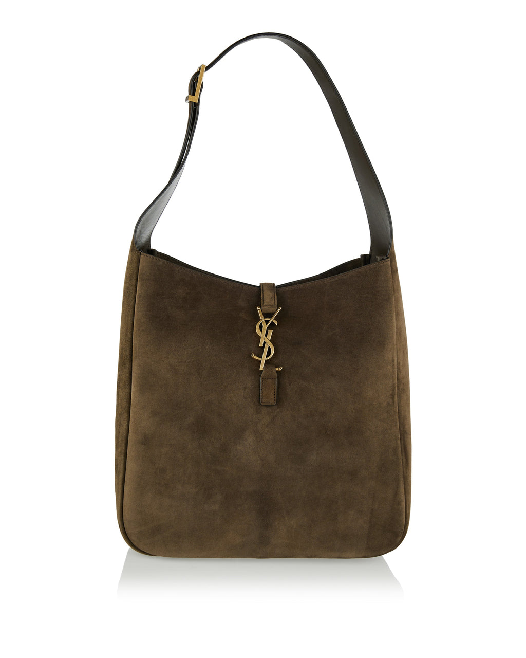 Le 5 À 7 Suede Large Leather Tote Saint laurent – Гарантія оригінальності – боковий вид
