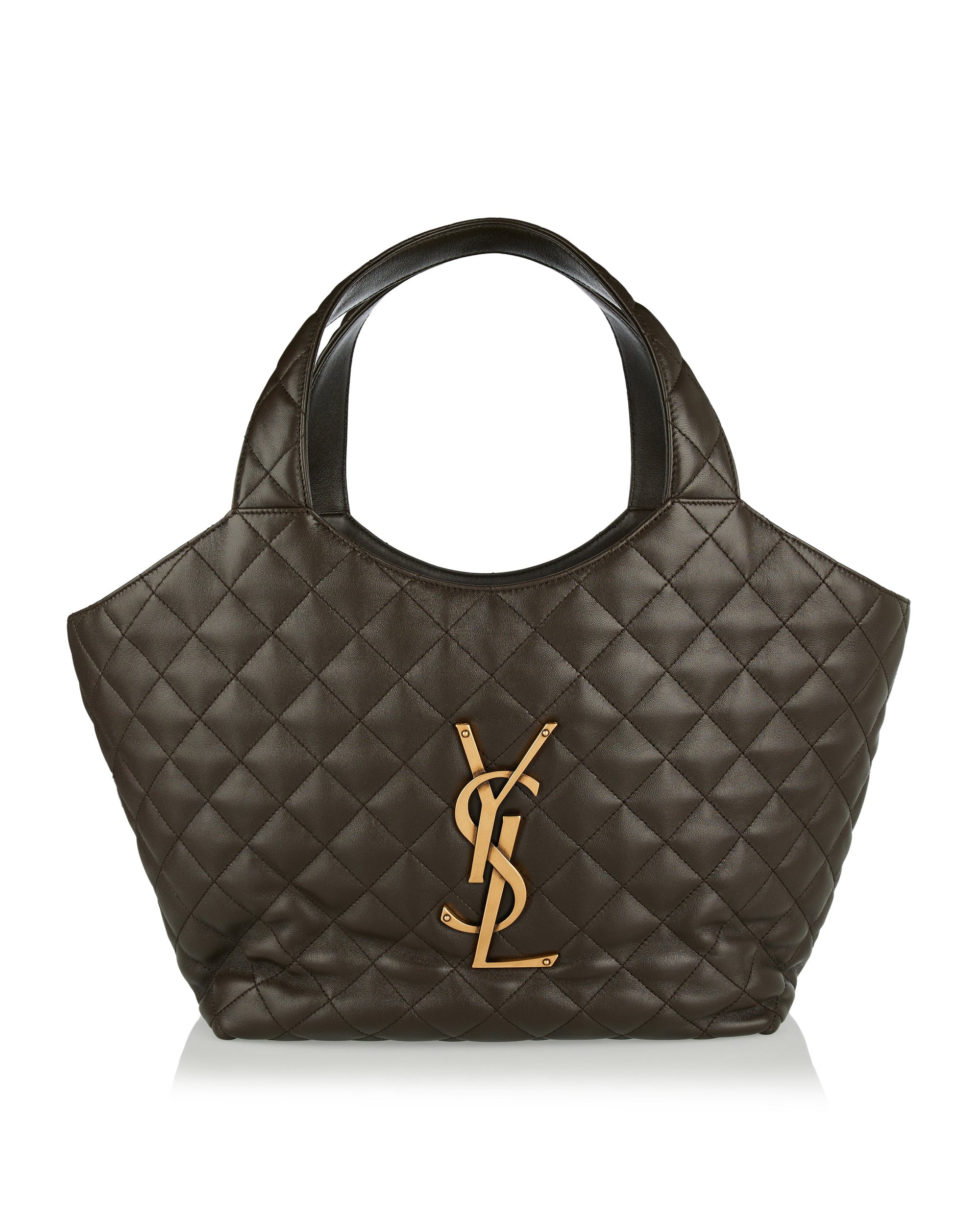 Оригінальна Icare Medium Quilted Leather Bag Saint laurent – боковий вид