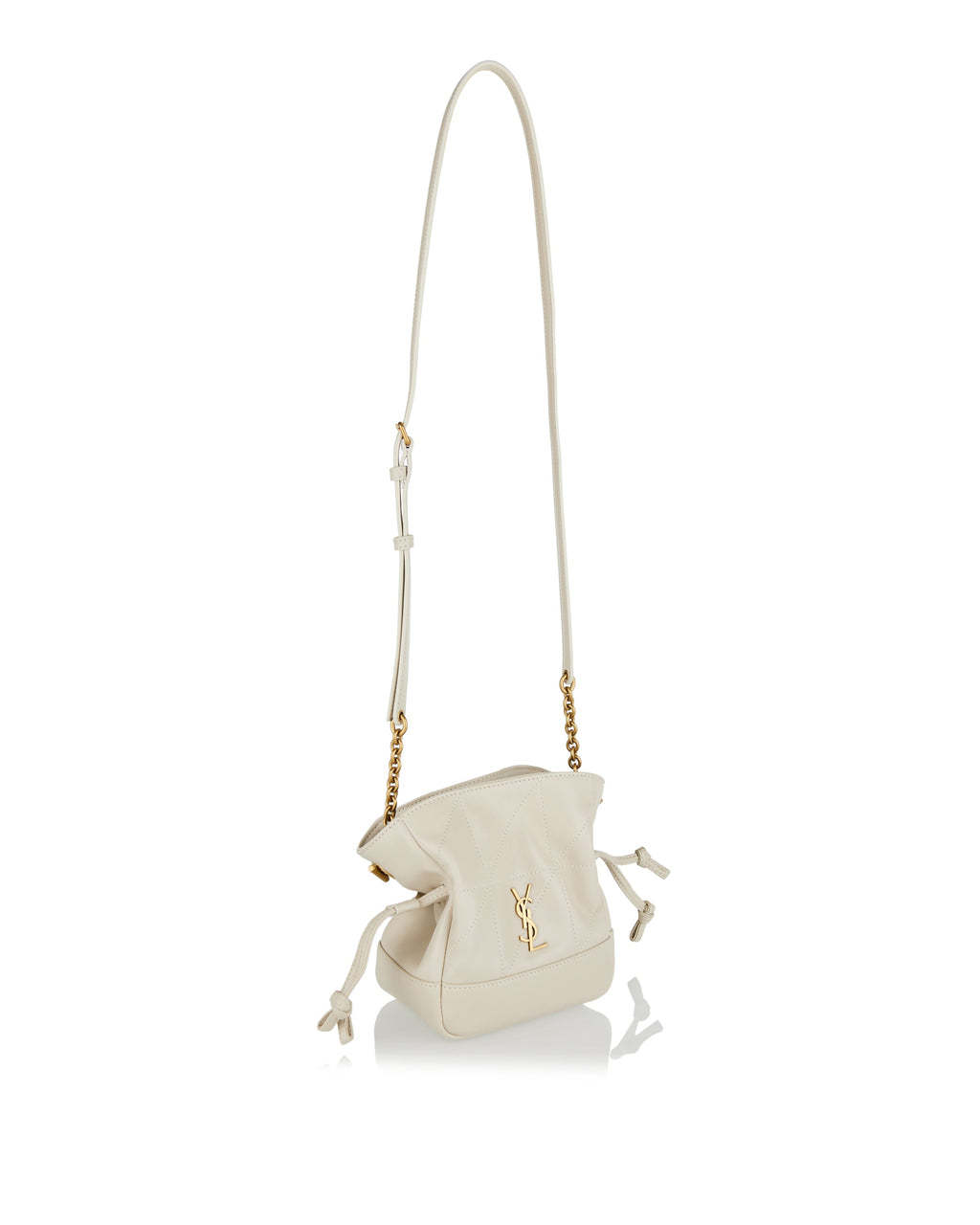 Оригінальна Jamie Mini Leather Shoulder Pouch Saint laurent – вид ззаду
