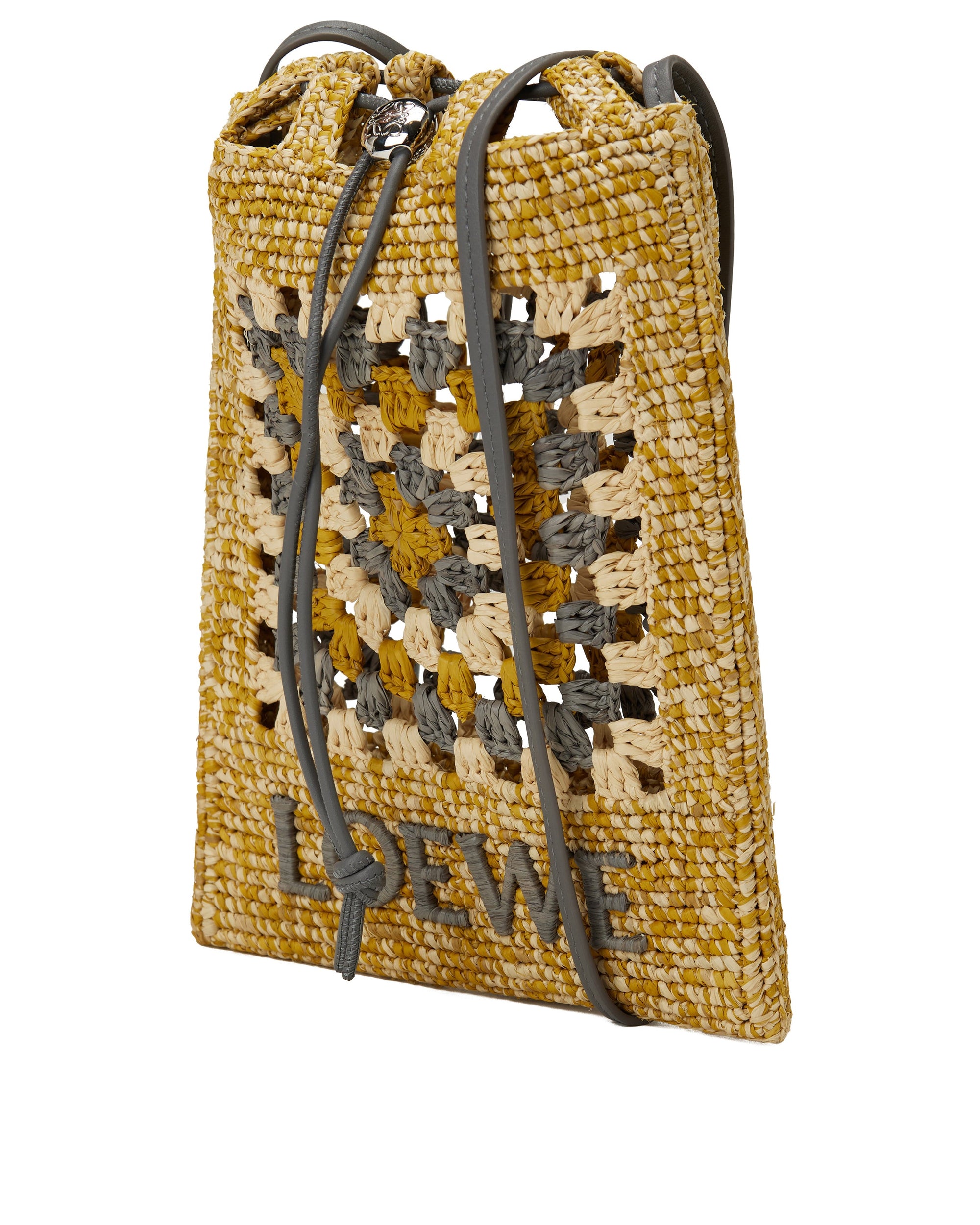 Оригінальна Drawstring Raffia Pocket Loewe – вид ззаду