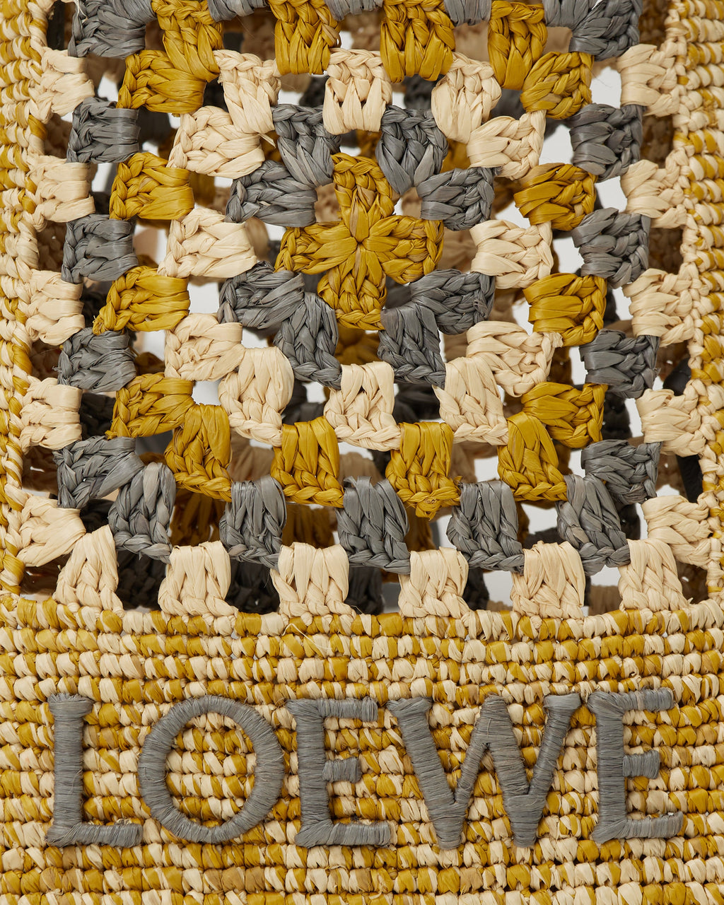 Оригінальна Drawstring Raffia Pocket Loewe – детальний вид