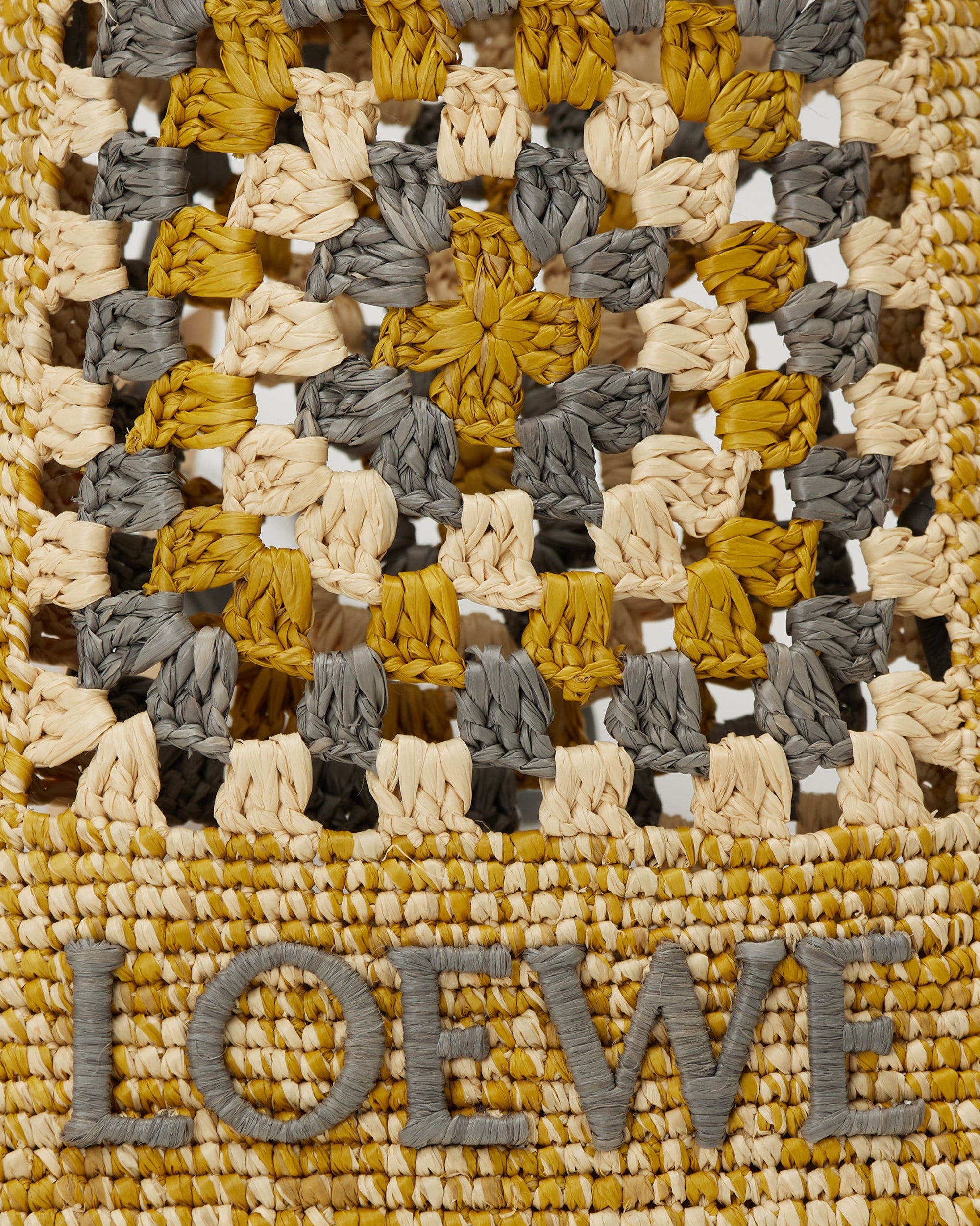Оригінальна Drawstring Raffia Pocket Loewe – детальний вид