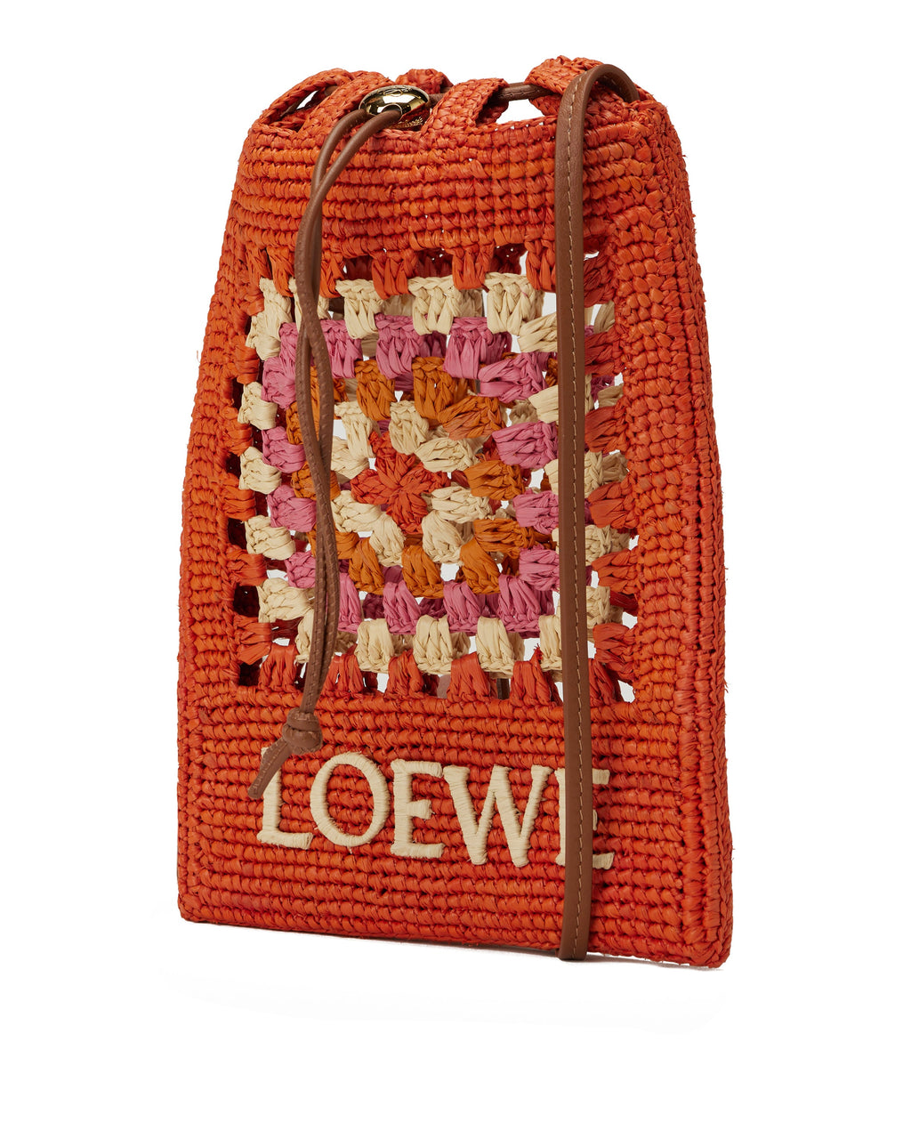 Оригінальна Drawstring Raffia Pocket Loewe – детальний вид