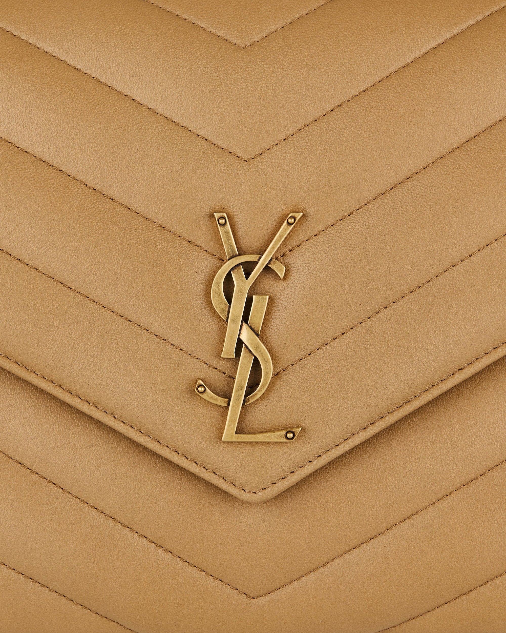 Оригінальна Loulou Large Matelassé Leather Shoulder Bag Saint laurent – збільшений вид