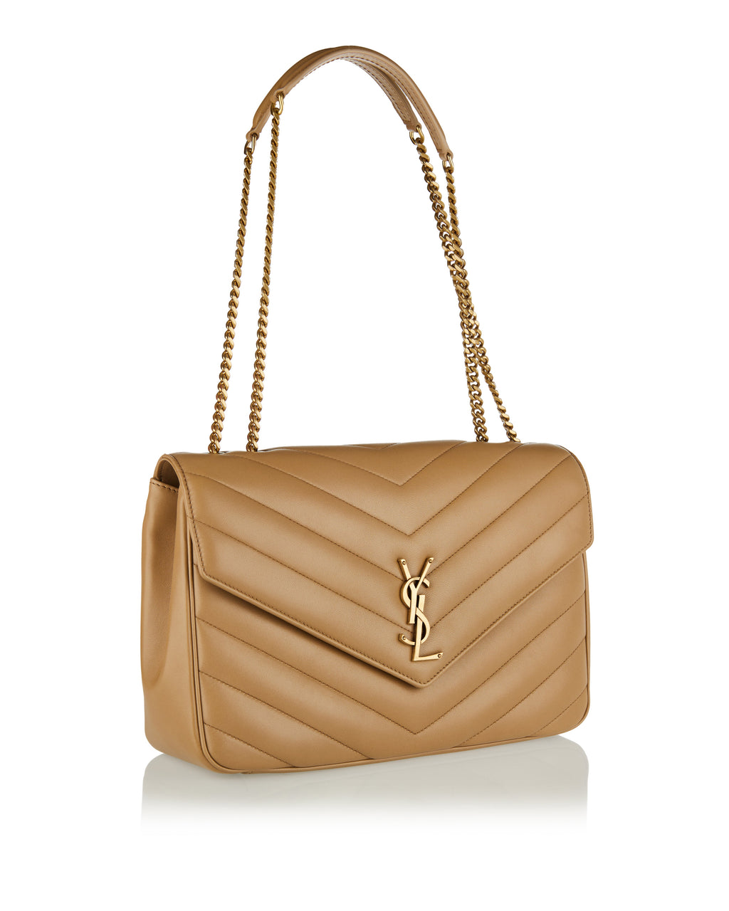 Оригінальна Loulou Large Matelassé Leather Shoulder Bag Saint laurent – вид ззаду