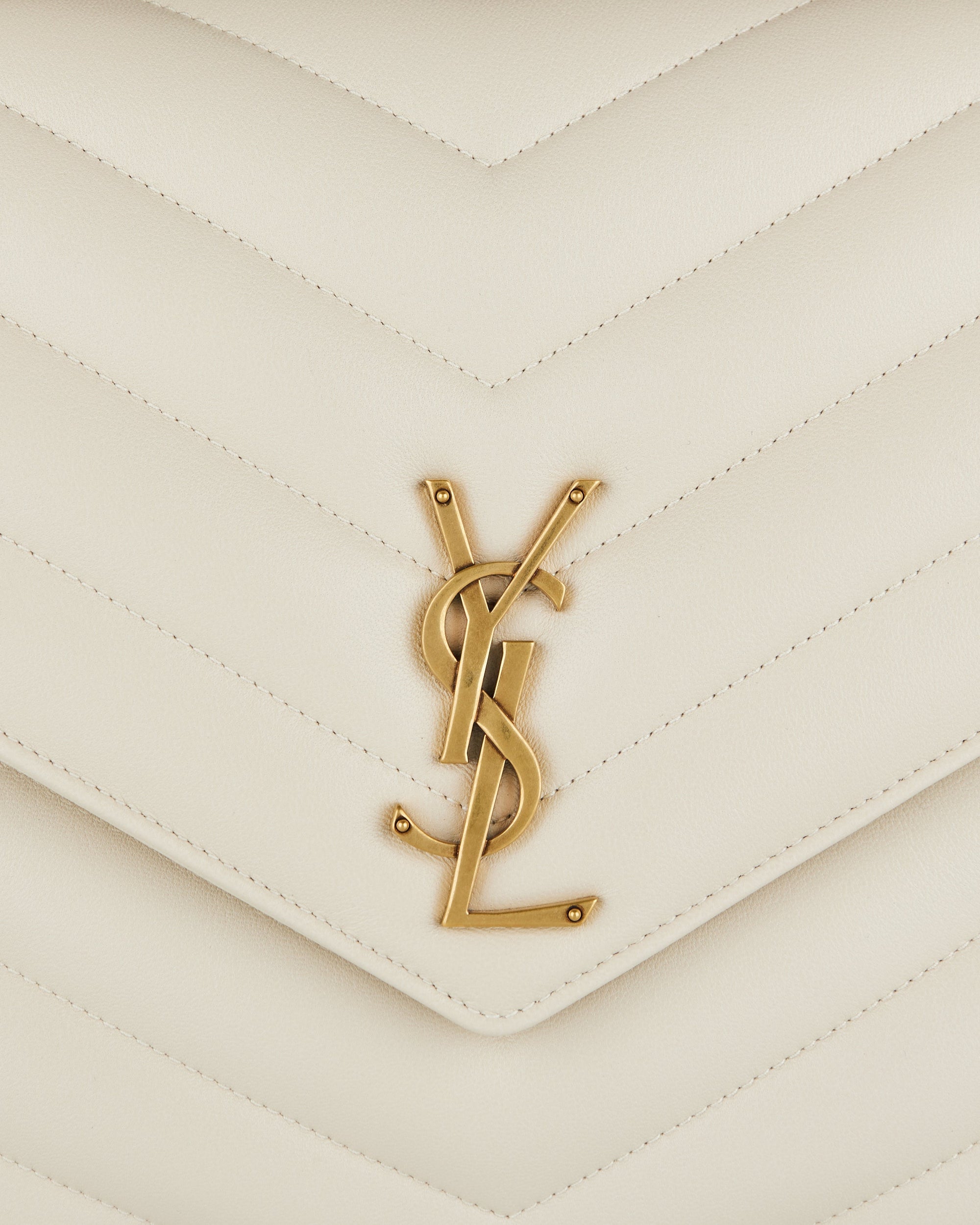Оригінальна Loulou Large Matelassé Leather Shoulder Bag Saint laurent – збільшений вид