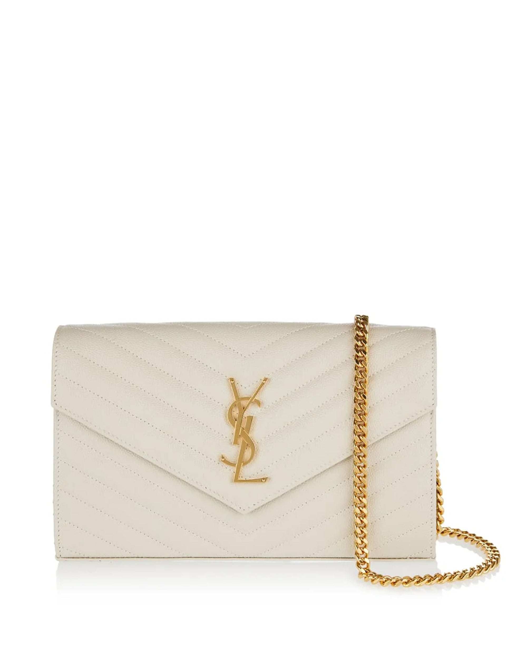 Оригінальна Classic Cassandre Chain Wallet Saint laurent – боковий вид