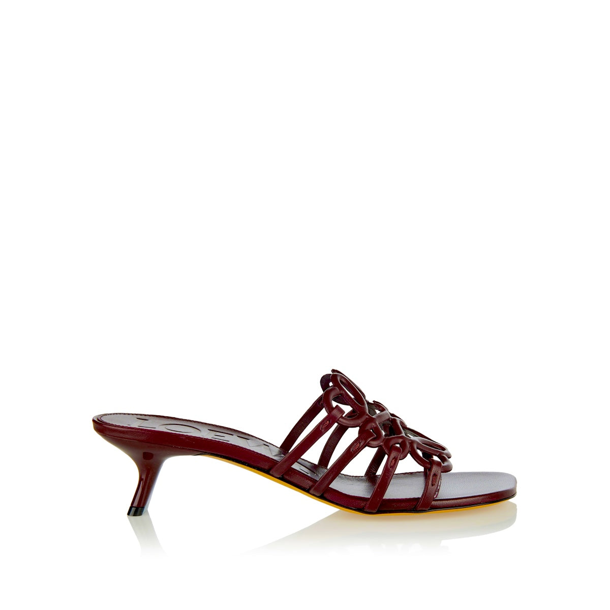 Оригінальна Petal Anagram Leather Sandals Loewe – боковий вид