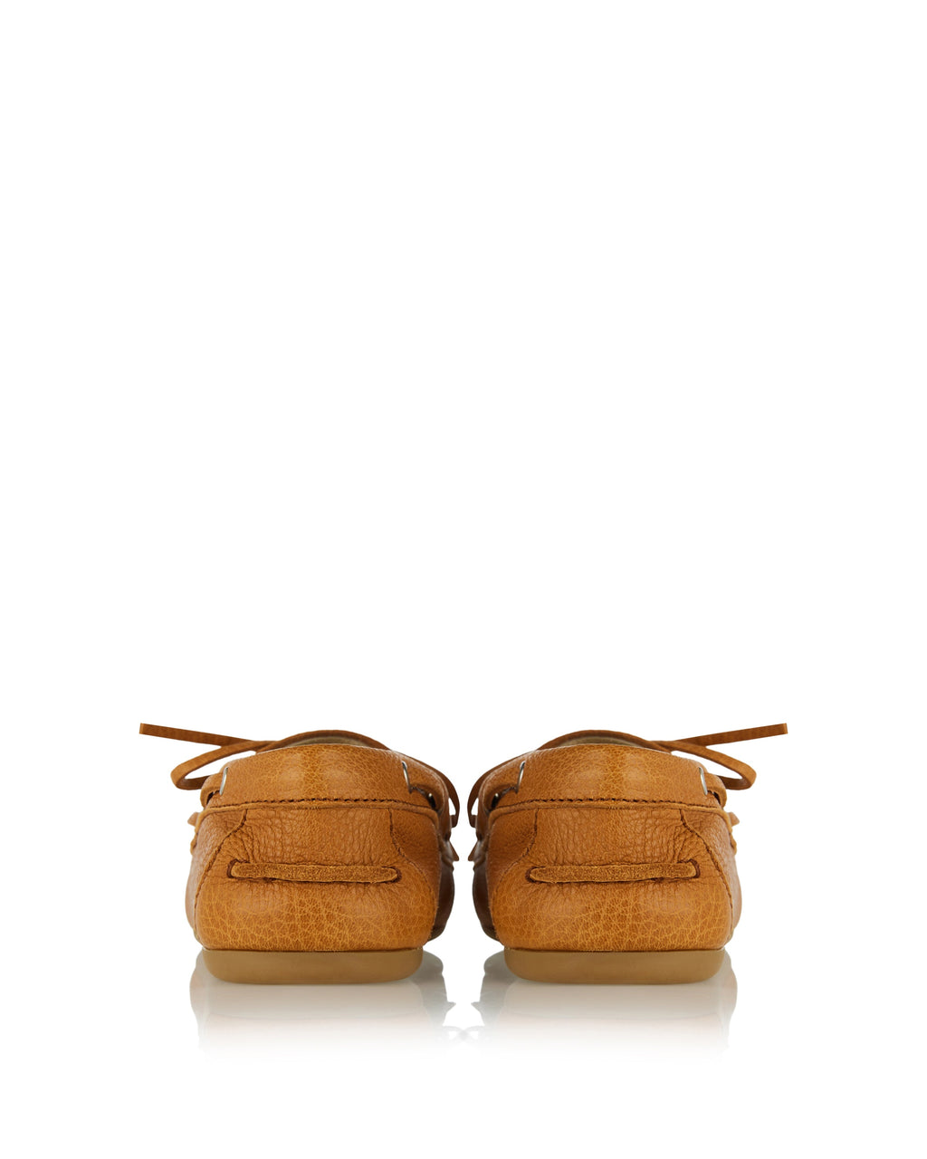Vintage Effect Leather Loafers Miu miu – Гарантія оригінальності – детальний вид