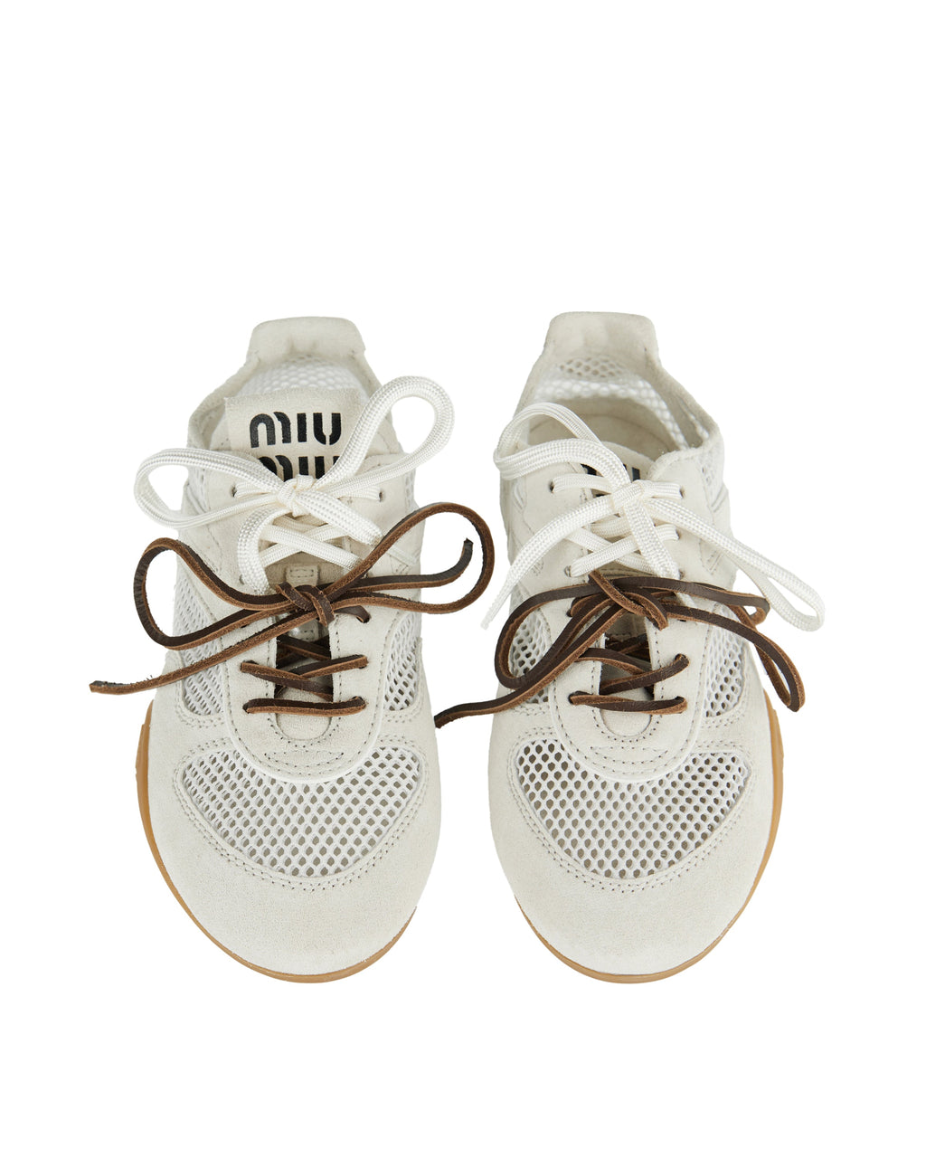 Оригінальна Gymnasium Mixed Low Top Sneakers Miu miu – збільшений вид
