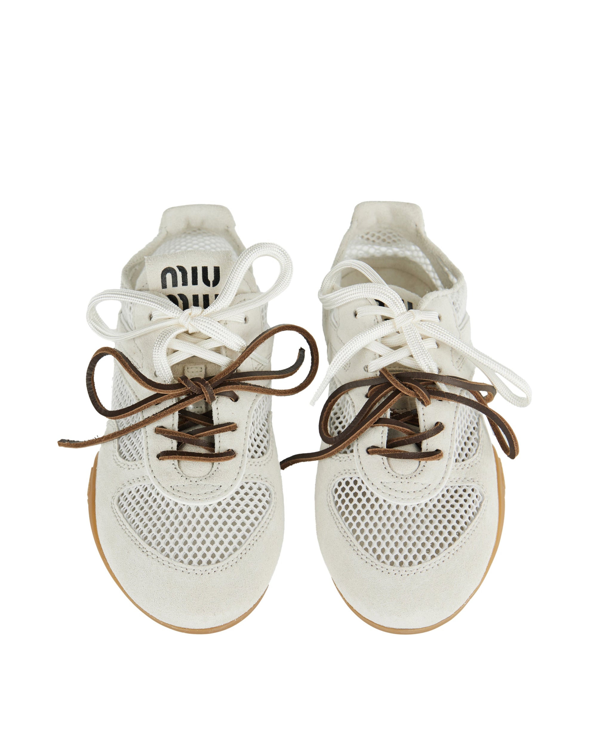 Оригінальна Gymnasium Mixed Low Top Sneakers Miu miu – збільшений вид