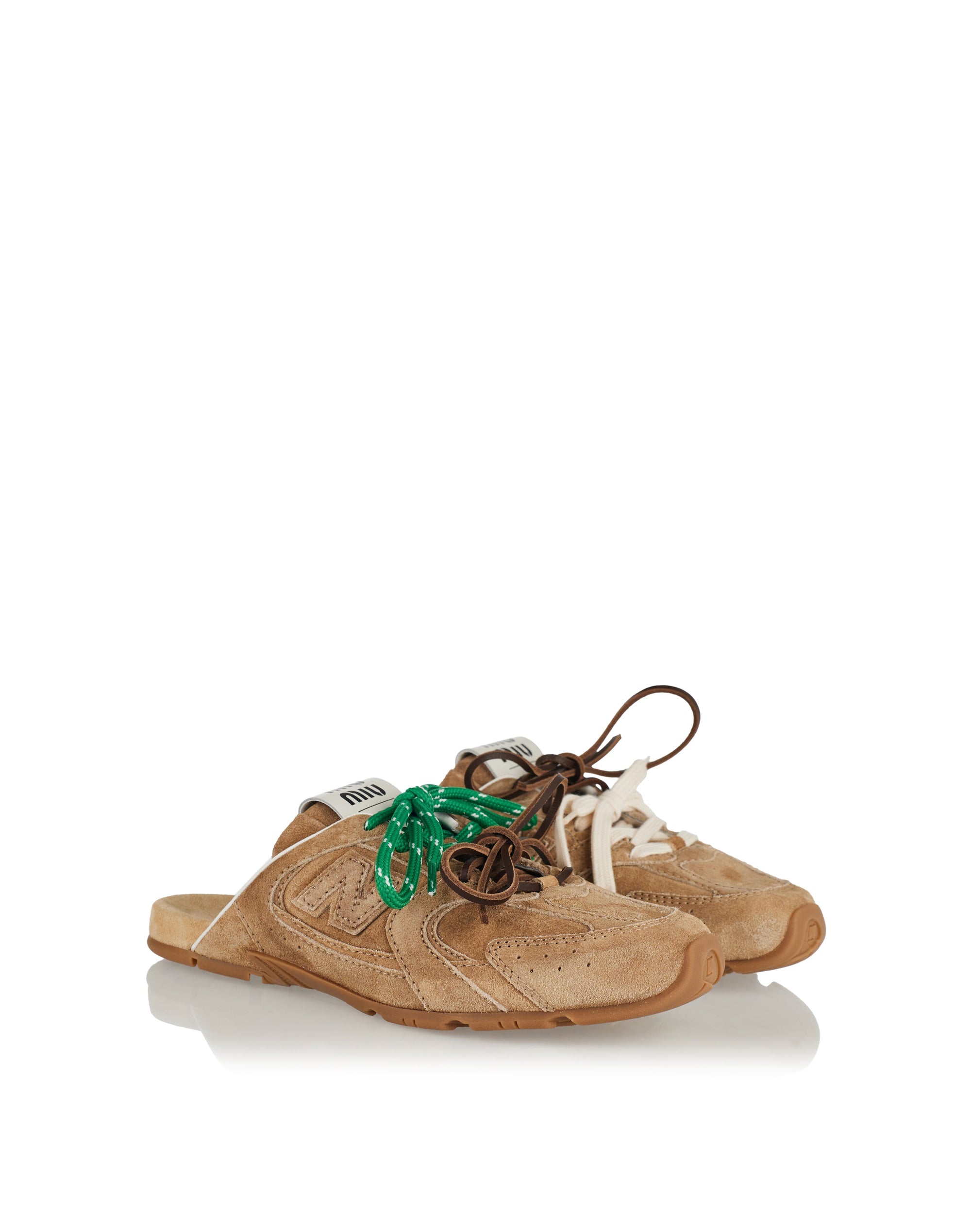 Оригінальна X New Balance 530 Sl Faded Suede Mules Miu miu – вид ззаду