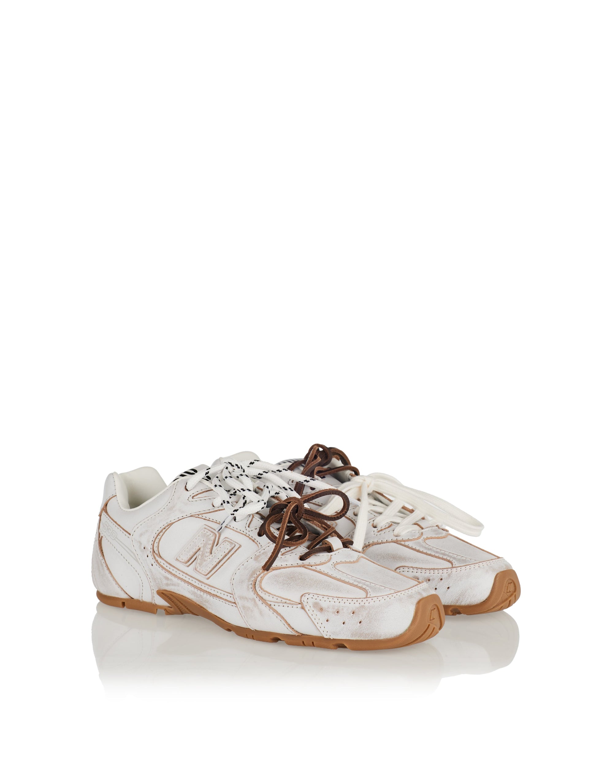 X New Balance 530 Sl Leather Sneakers Miu miu оригінал – Купити в Україні – вид ззаду