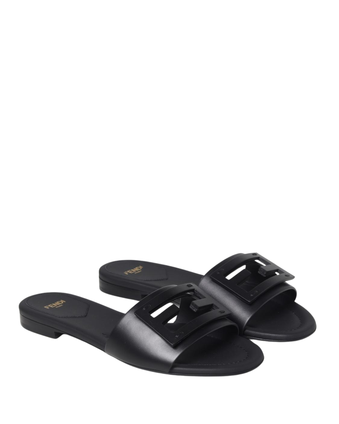 Оригінальна Baguette Leather Slides Fendi – вид ззаду