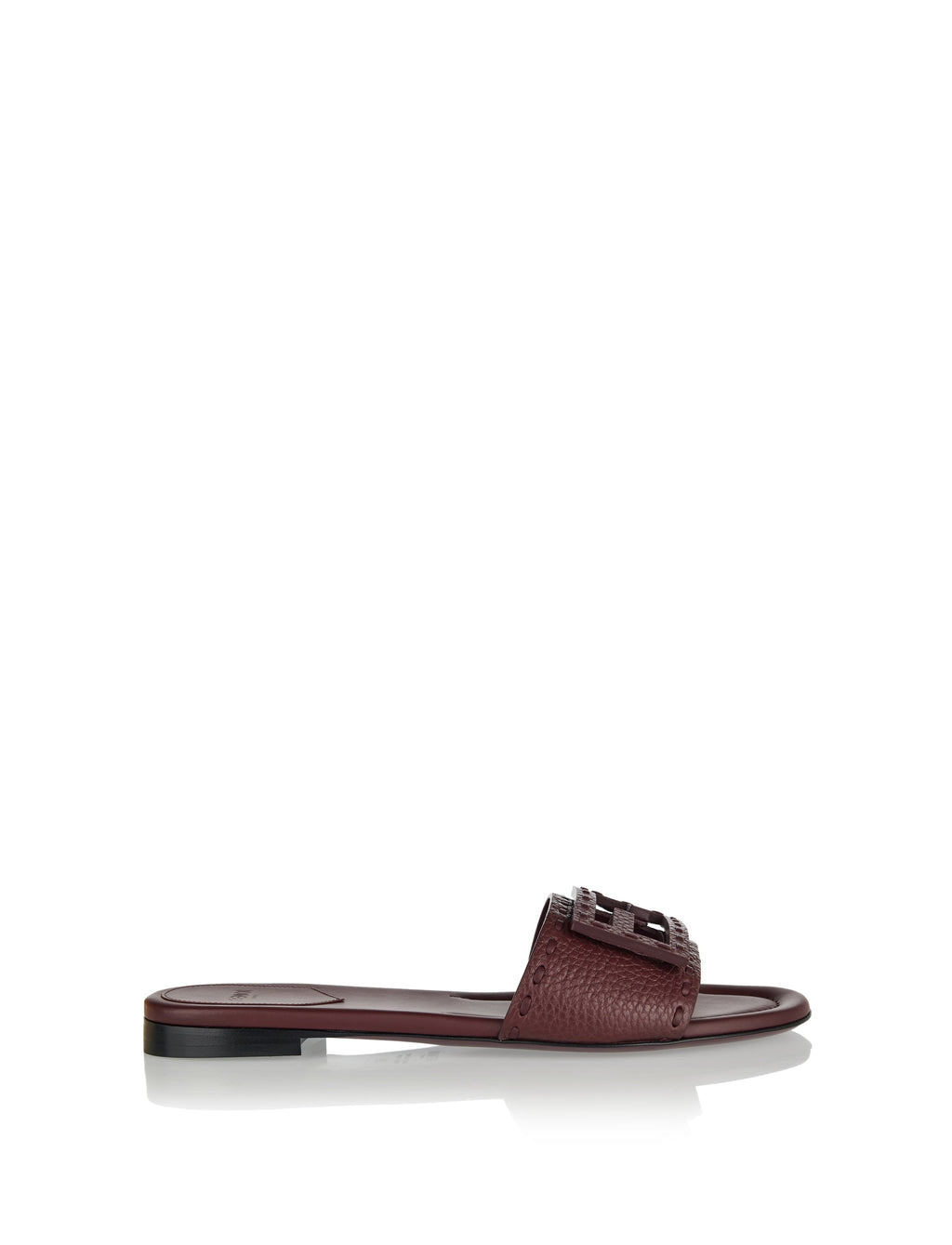 Оригінальна Baguette Leather Slides Fendi – боковий вид