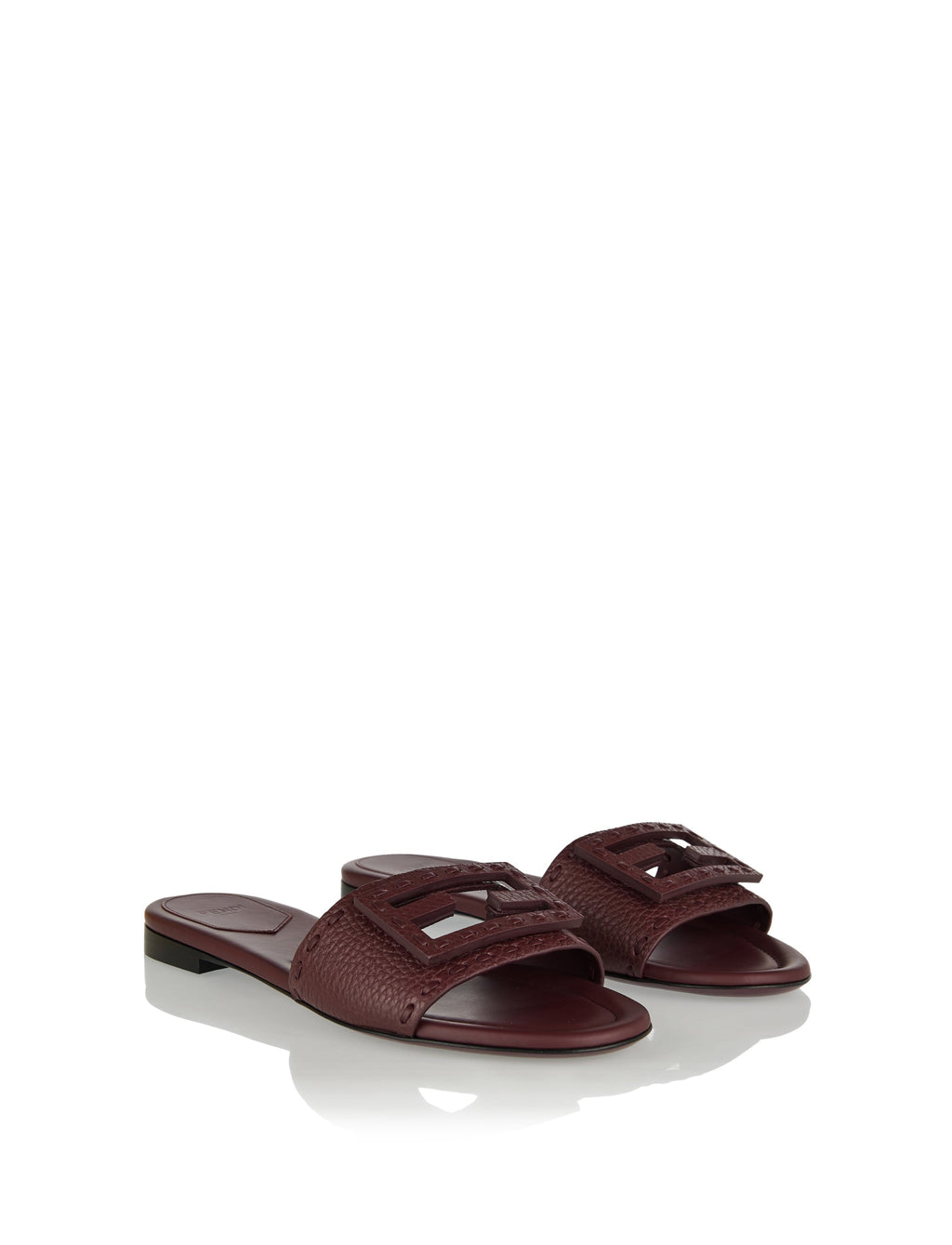 Оригінальна Baguette Leather Slides Fendi – вид ззаду