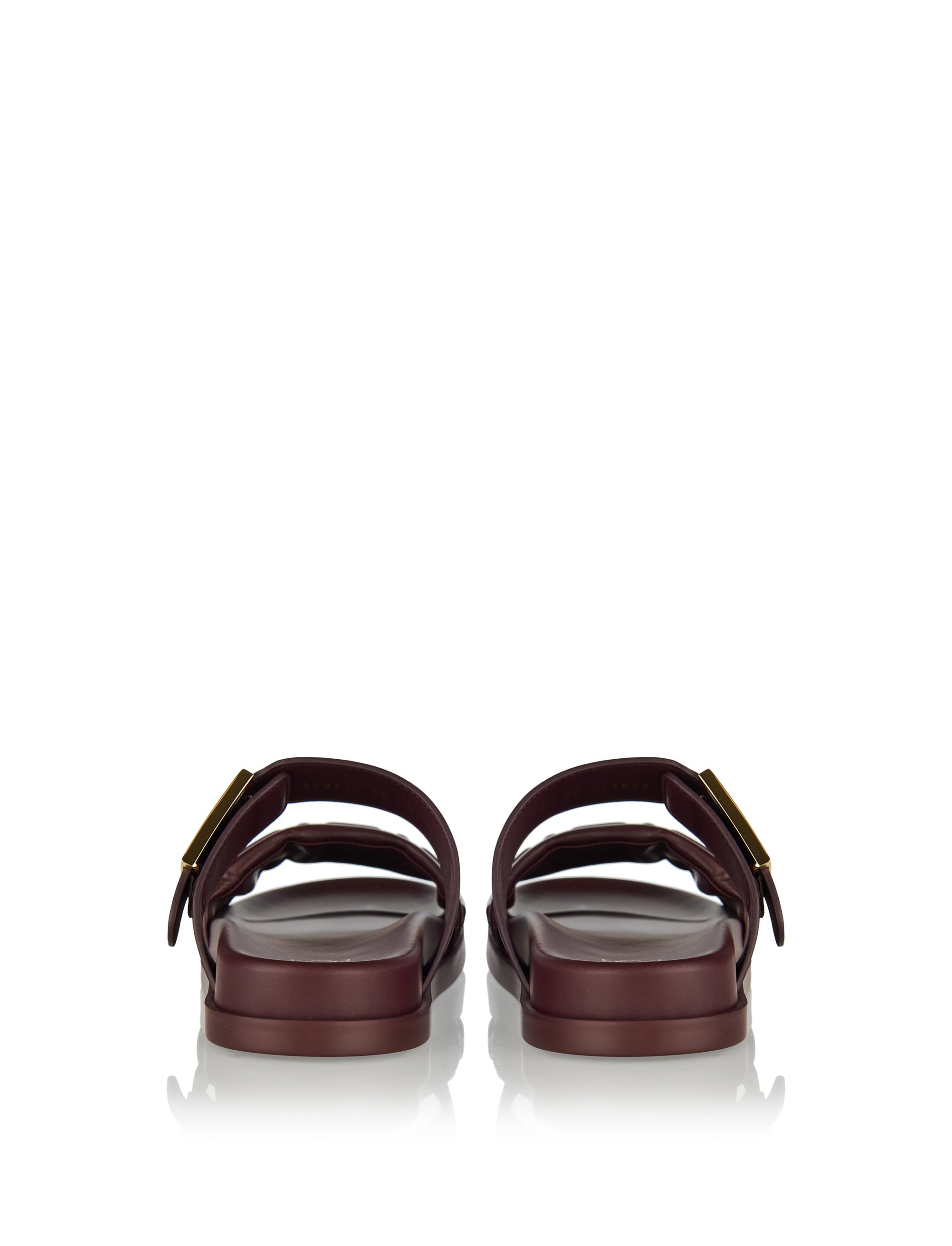 Оригінальна Feel Ff Embossed Leather Slides Fendi – детальний вид