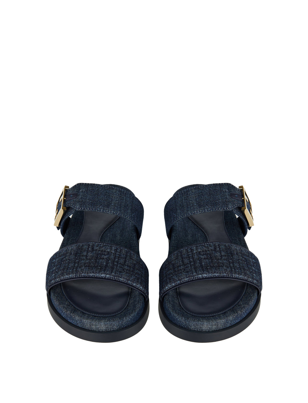 Feel Ff Embossed Denim Slides Fendi – Гарантія оригінальності – збільшений вид