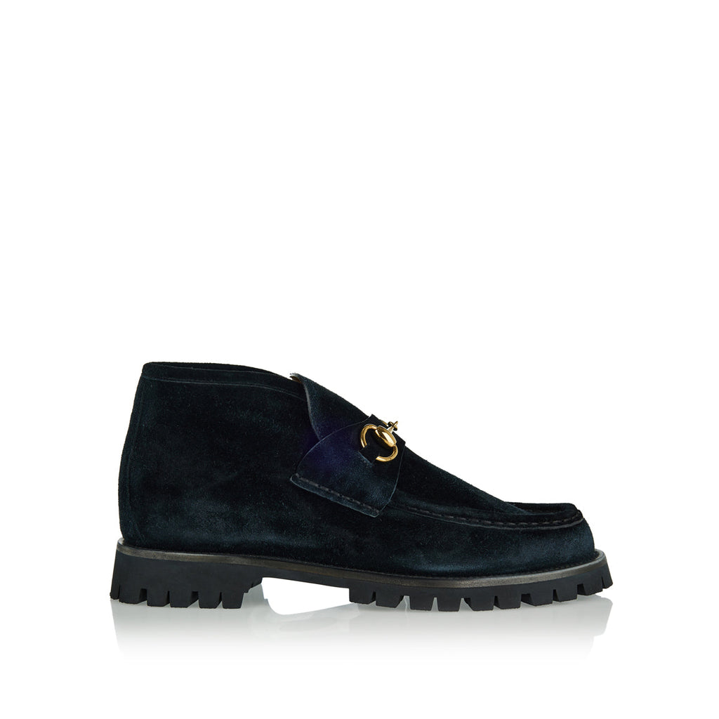 Оригінальна Horsebit Ankle Boots Gucci – боковий вид