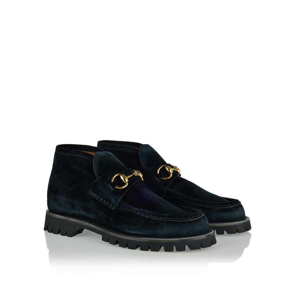 Оригінальна Horsebit Ankle Boots Gucci – вид ззаду