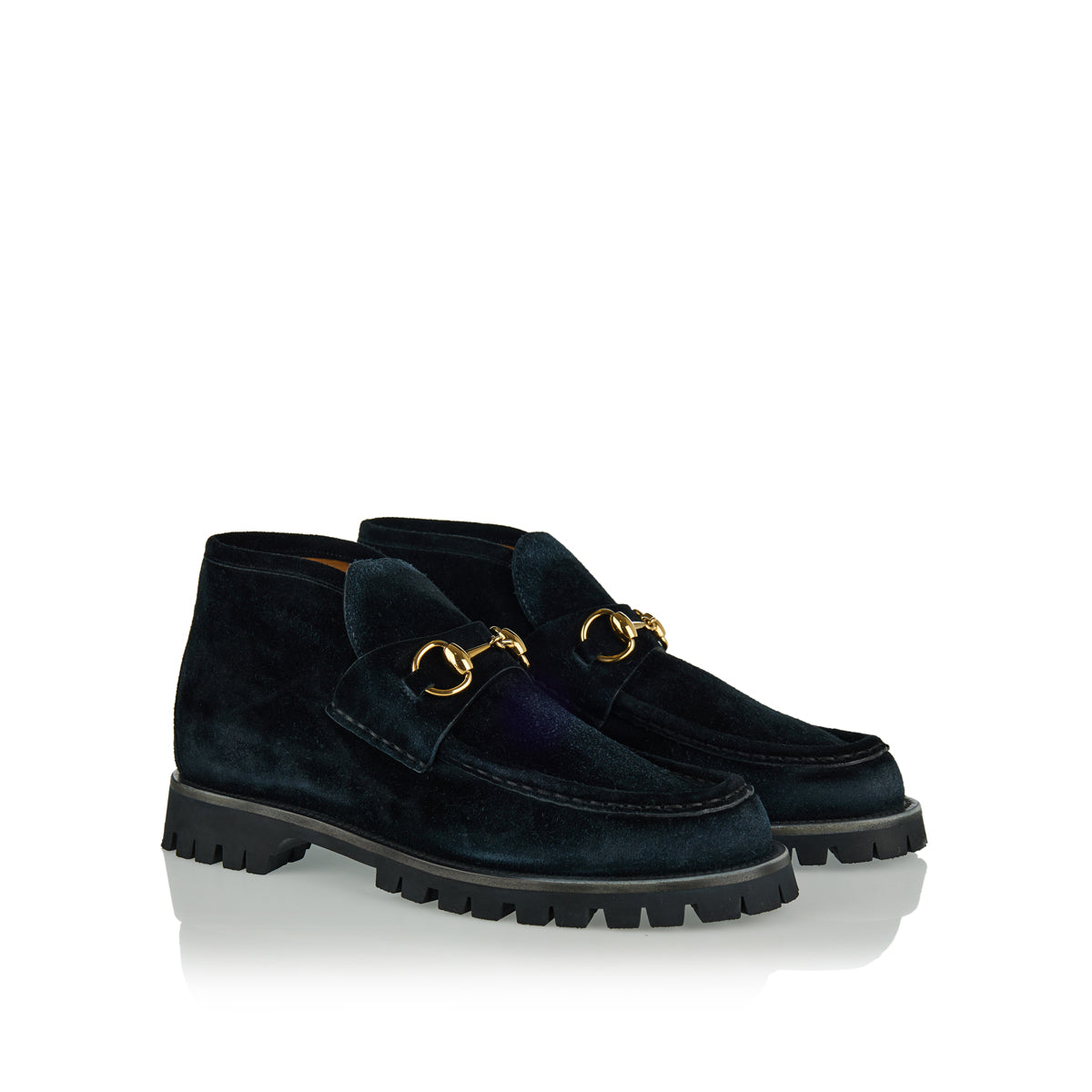 Оригінальна Horsebit Ankle Boots Gucci – вид ззаду