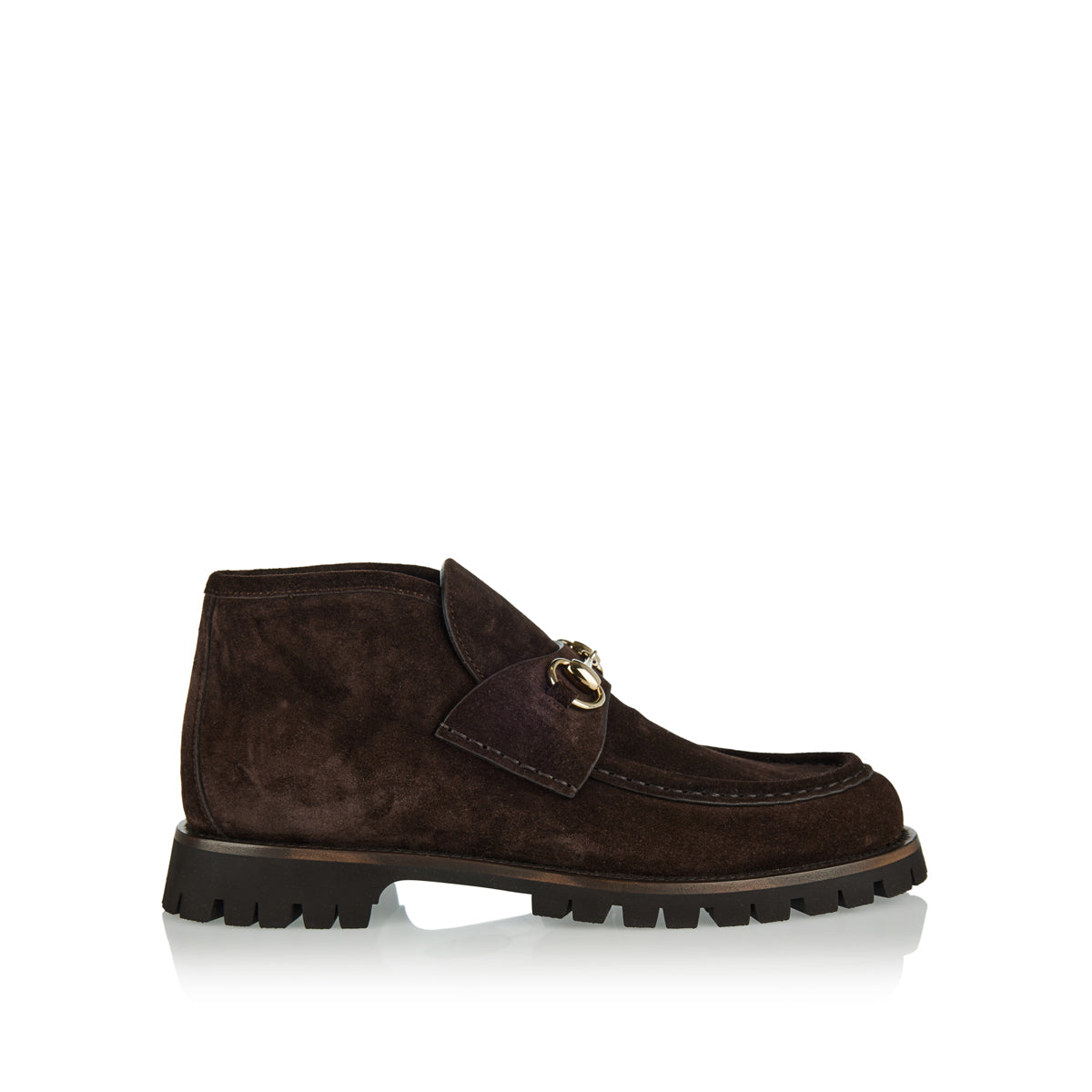 Оригінальна Horsebit Ankle Boots Gucci – боковий вид