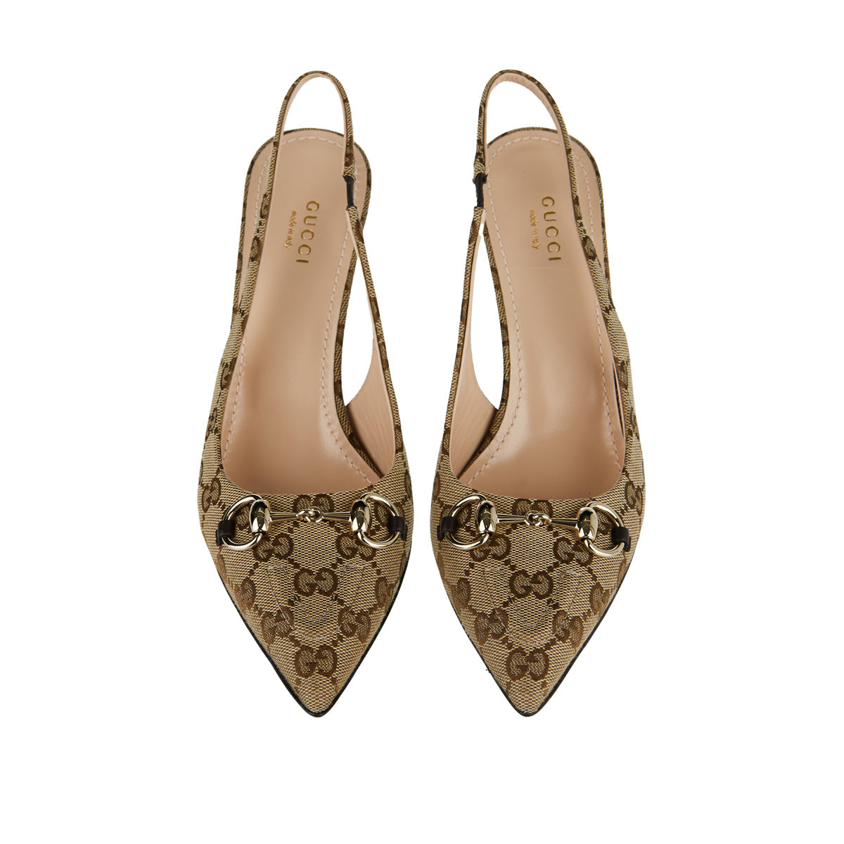 Оригінальна Gg Canvas Slingback Pumps Gucci – збільшений вид