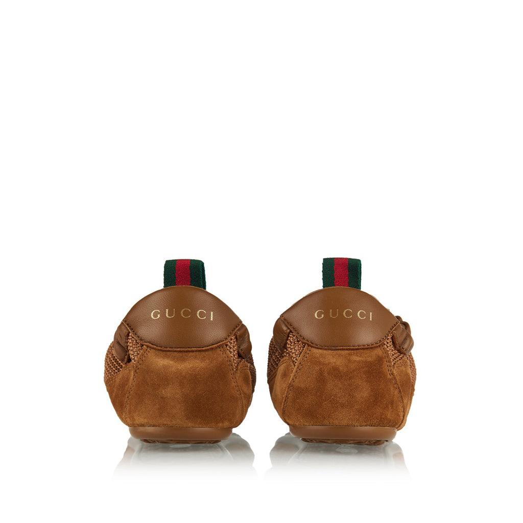 Shift Suede Trimmed Sneakers Gucci – Гарантія оригінальності – детальний вид