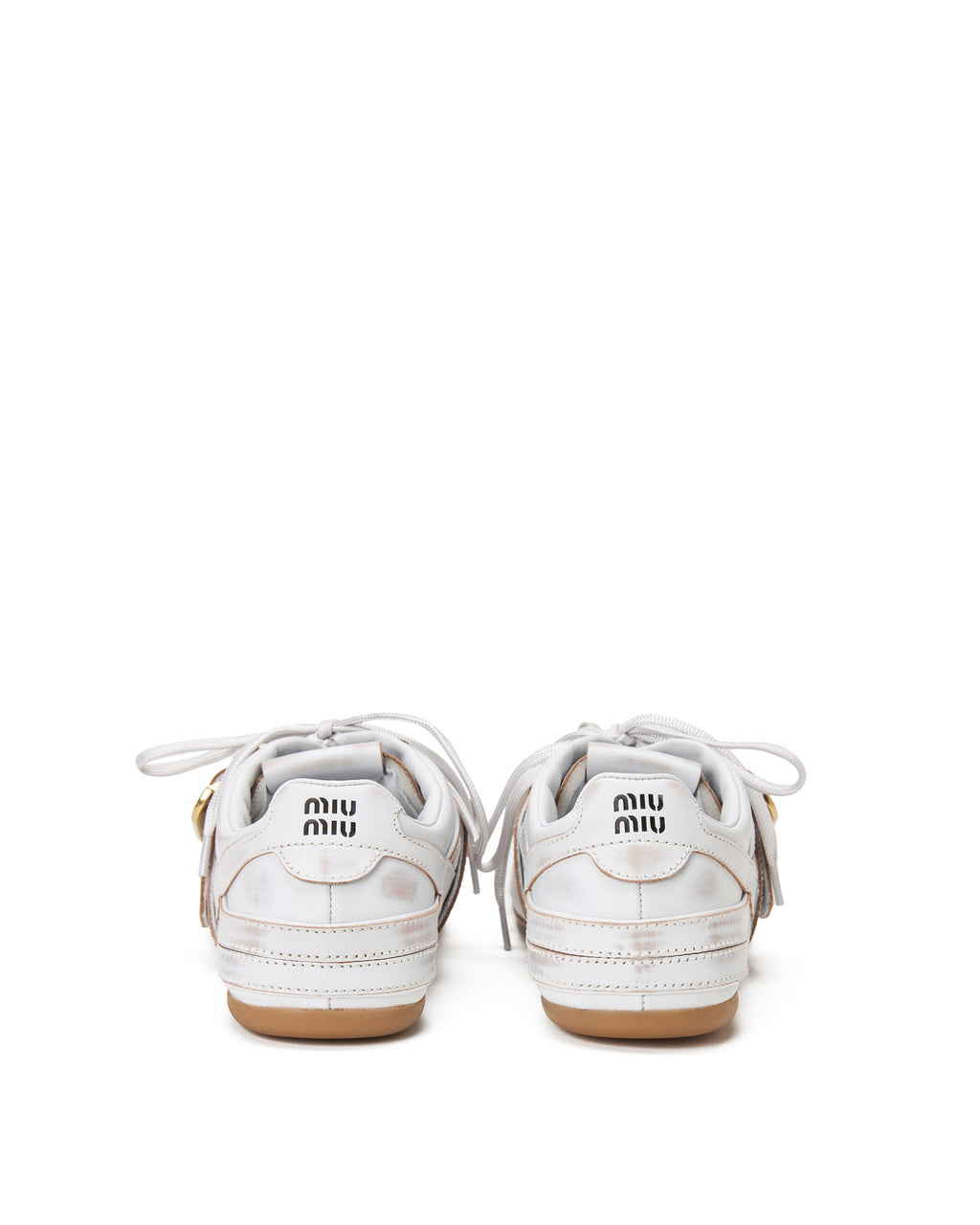 Leather Gymnasium Sneakers Miu miu – Гарантія оригінальності – детальний вид