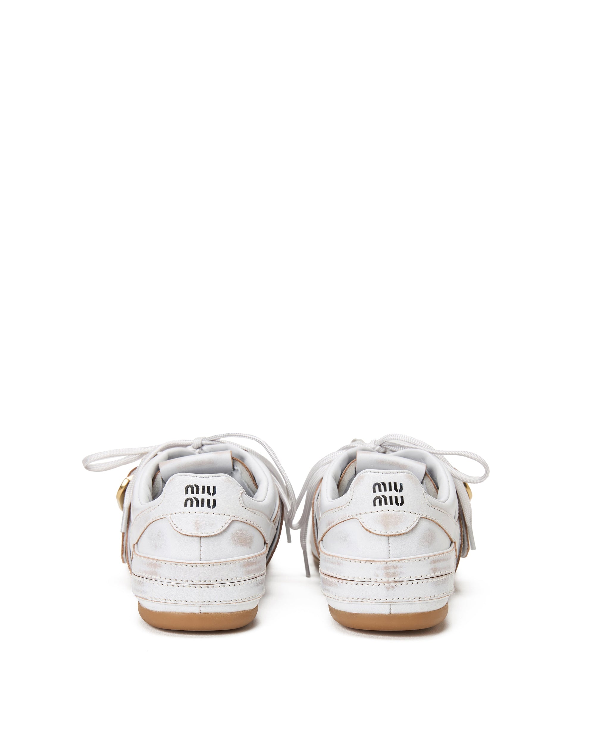 Leather Gymnasium Sneakers Miu miu – Гарантія оригінальності – детальний вид