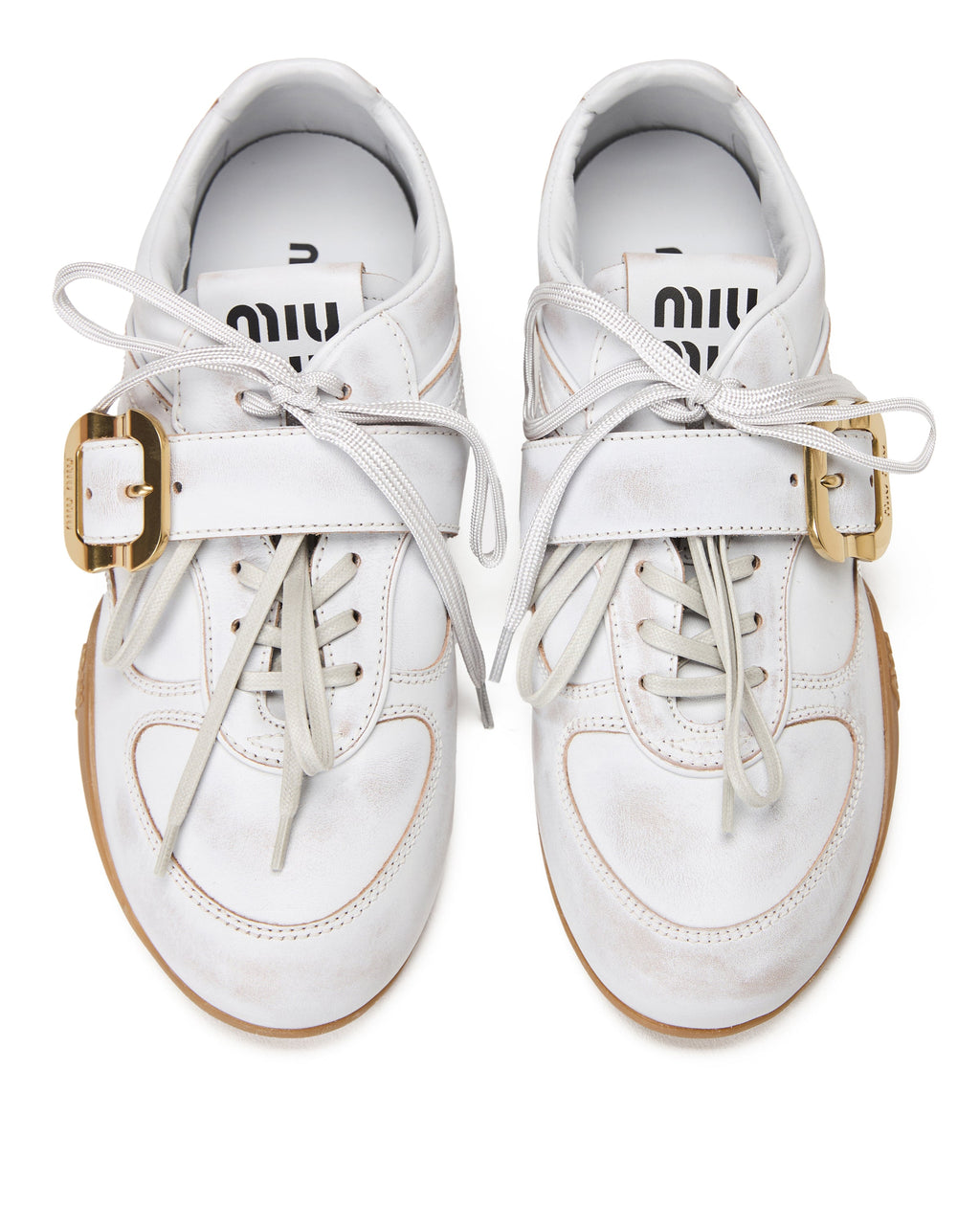 Leather Gymnasium Sneakers Miu miu – Гарантія оригінальності – збільшений вид