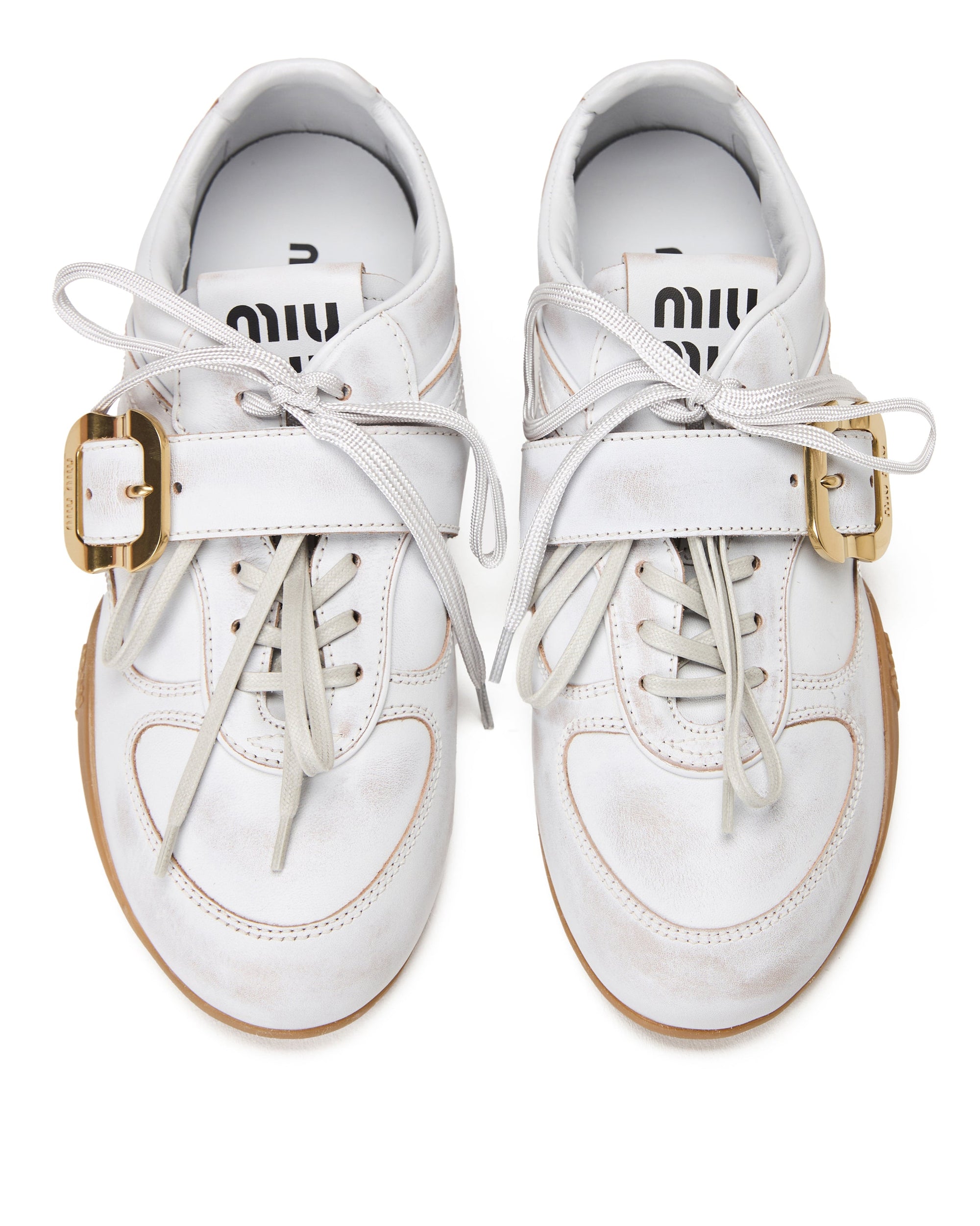 Leather Gymnasium Sneakers Miu miu – Гарантія оригінальності – збільшений вид
