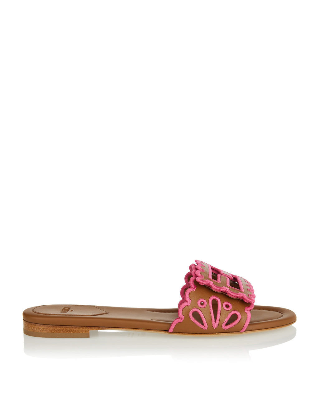 Оригінальна Baguette Leather Slides Fendi – боковий вид