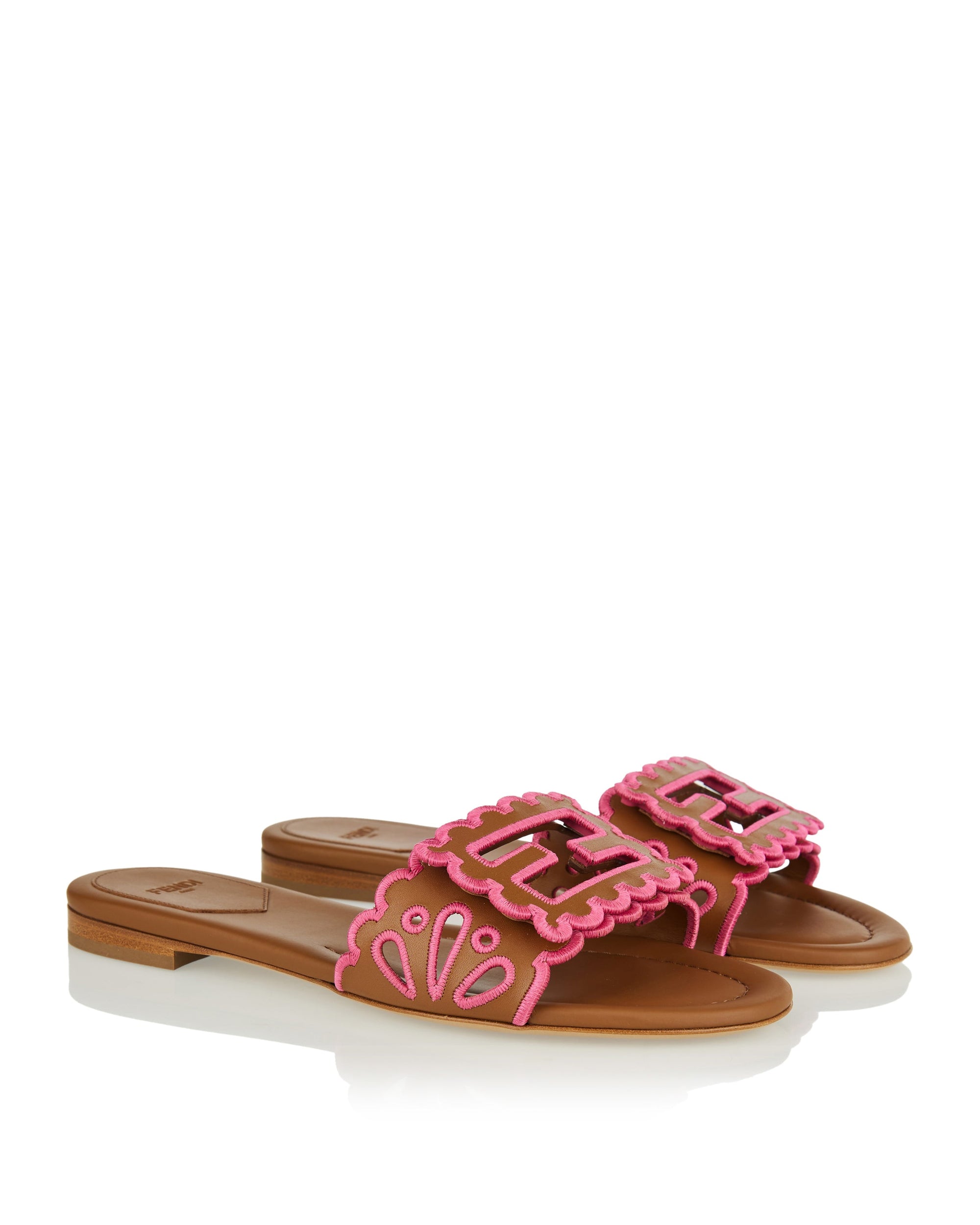 Оригінальна Baguette Leather Slides Fendi – вид ззаду