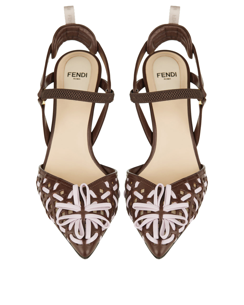 Leather High Heeled Pumps Fendi – Гарантія оригінальності – збільшений вид