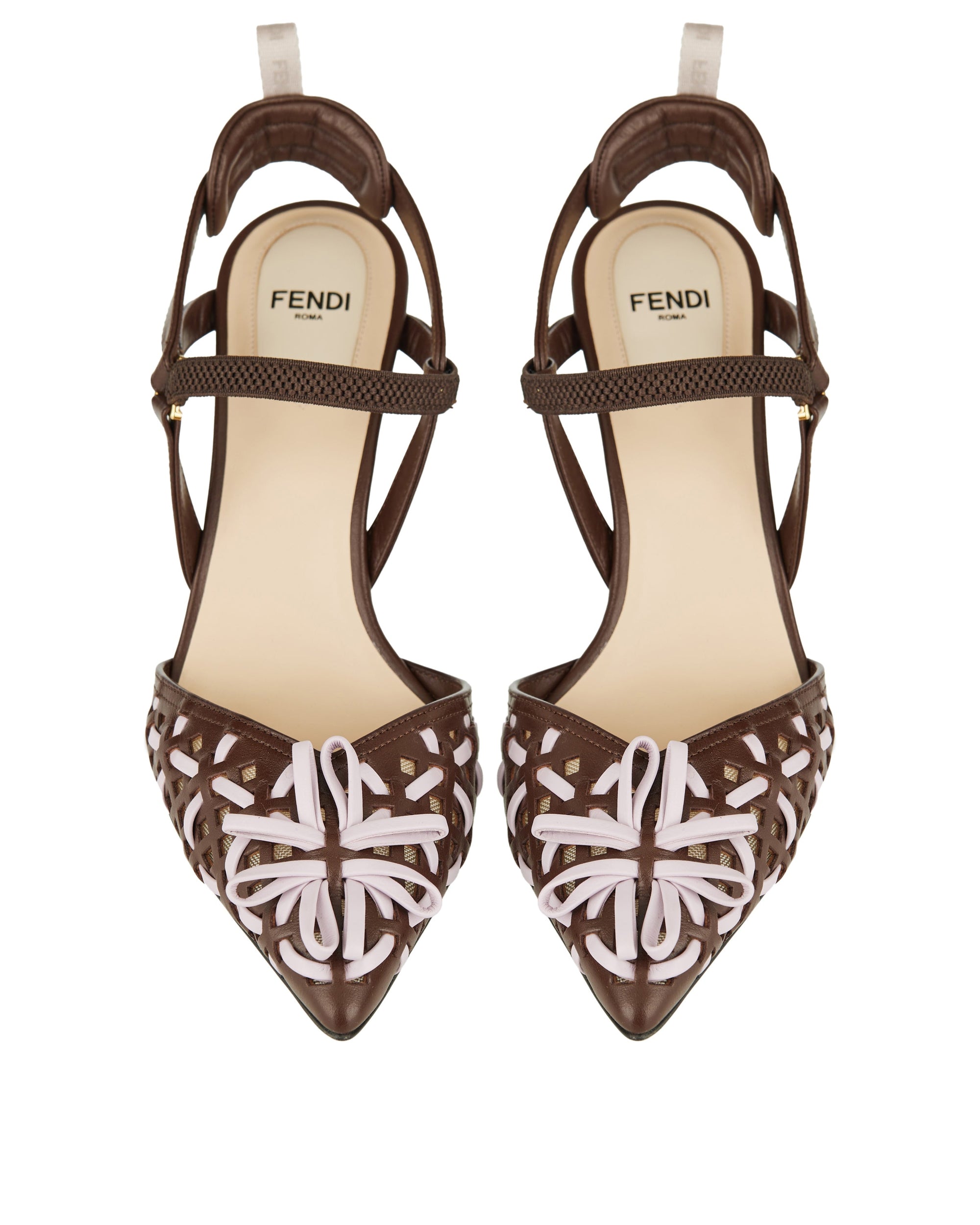 Leather High Heeled Pumps Fendi – Гарантія оригінальності – збільшений вид