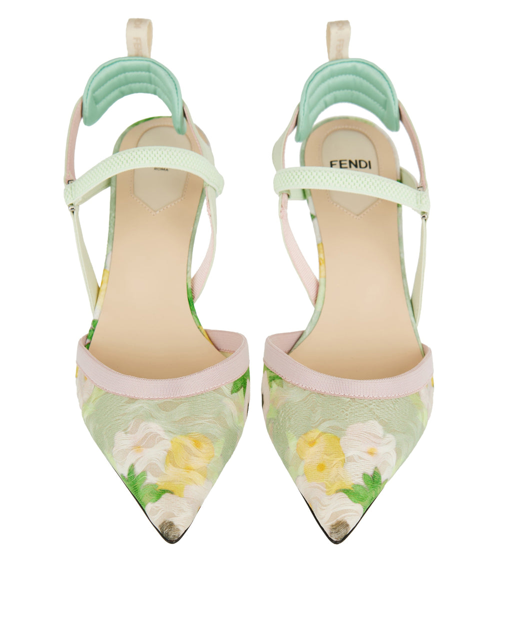 Printed Organza Medium Heeled Pumps Fendi оригінал – Купити в Україні – збільшений вид