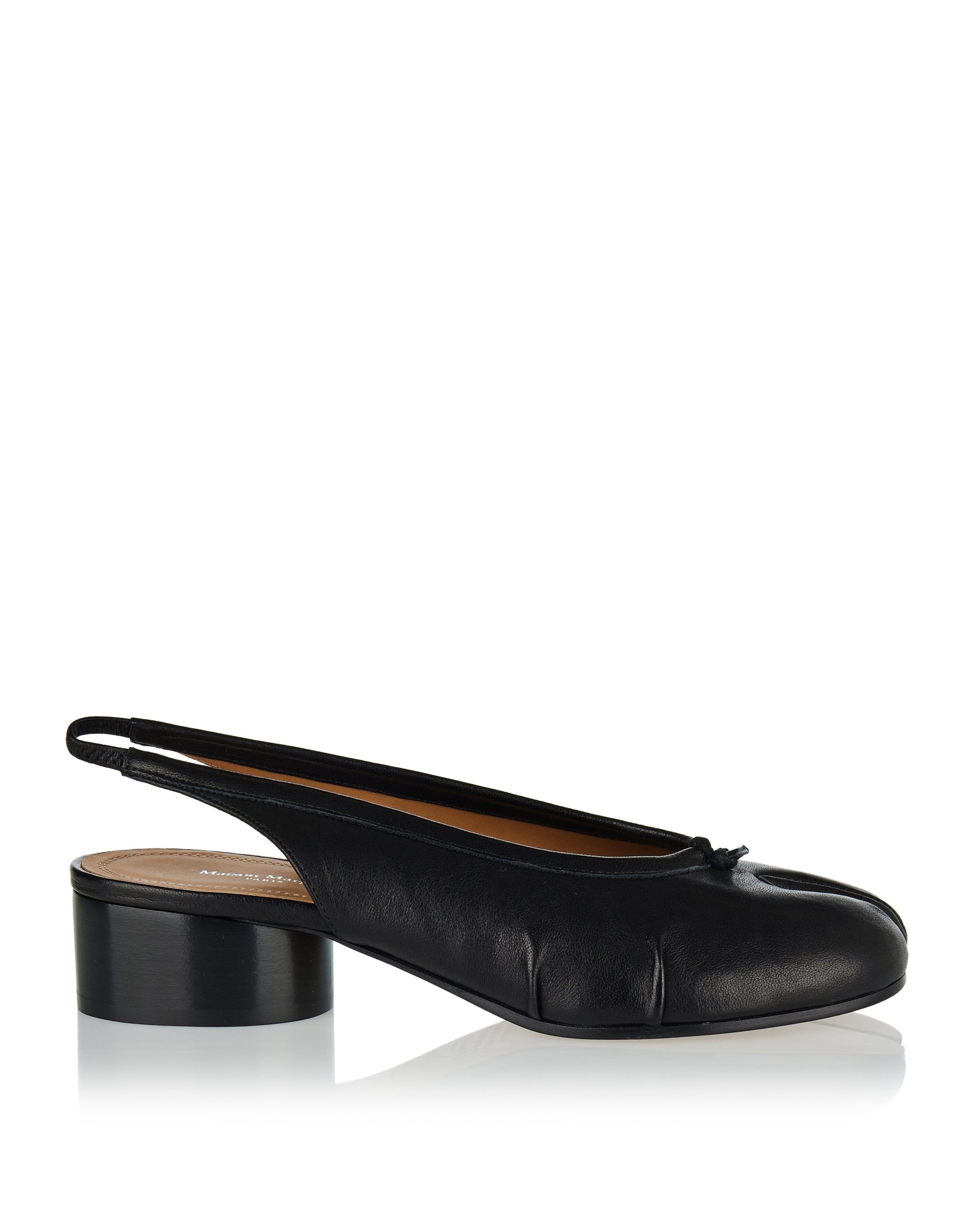 Tabi Split Toe Leather Slingback Pumps Maison margiela оригінал – Купити в Україні – боковий вид